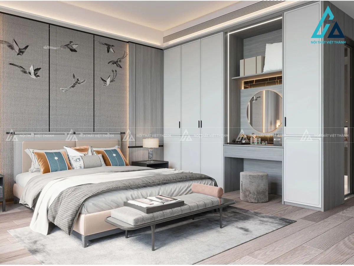 Chọn thiết kế tủ  đồng bộ với phòng