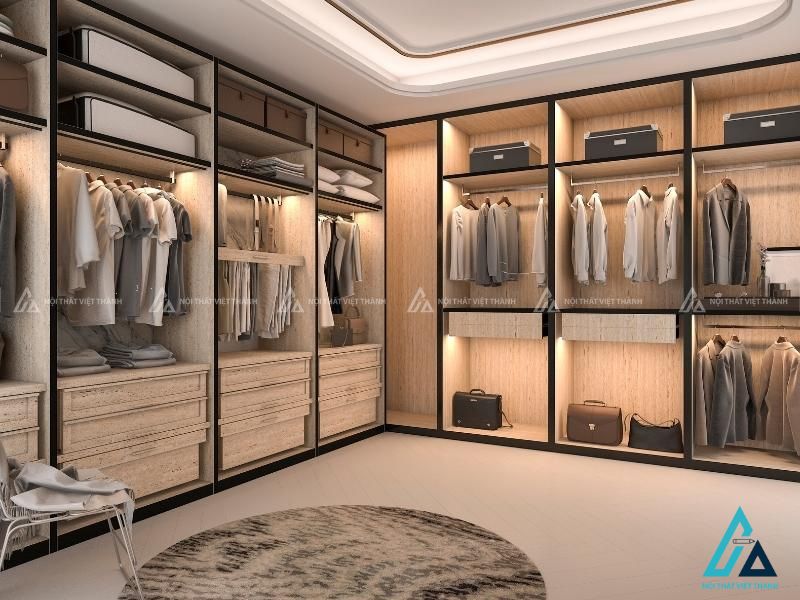 Mẫu tủ cửa kính