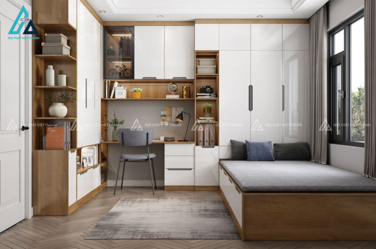 Tủ âm tường phong cách hiện đại