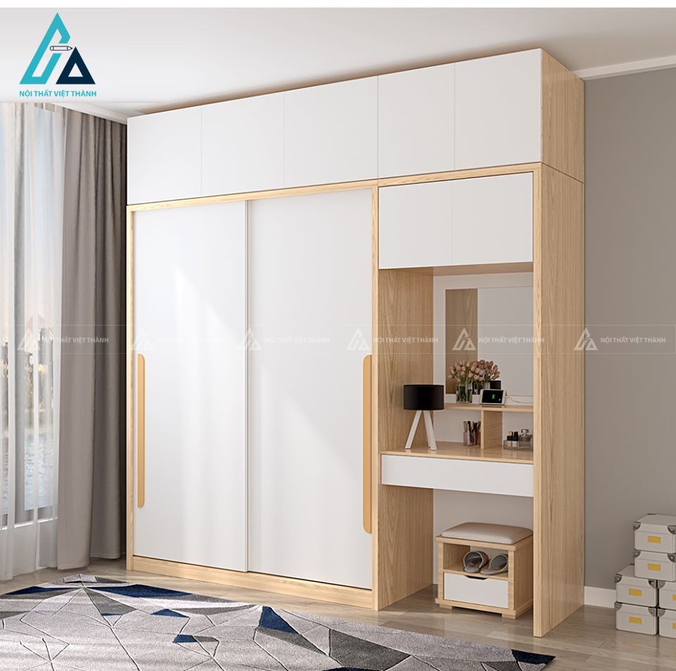  Phù hợp với những phòng ngủ có thiết kế hình chữ nhật hoặc bố cục đối xứng