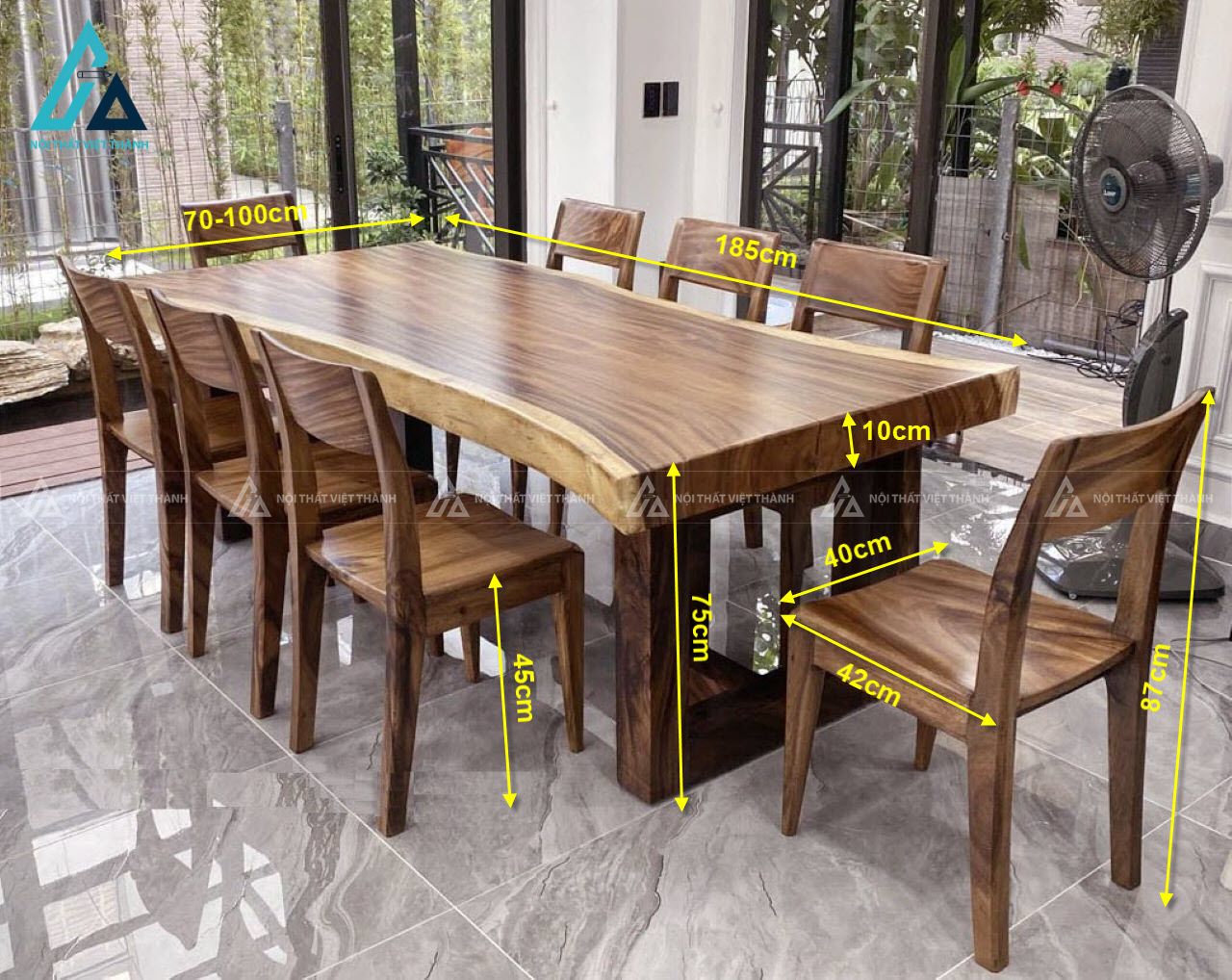 Kích thước bàn ghế phù hợp cho người Việt Nam