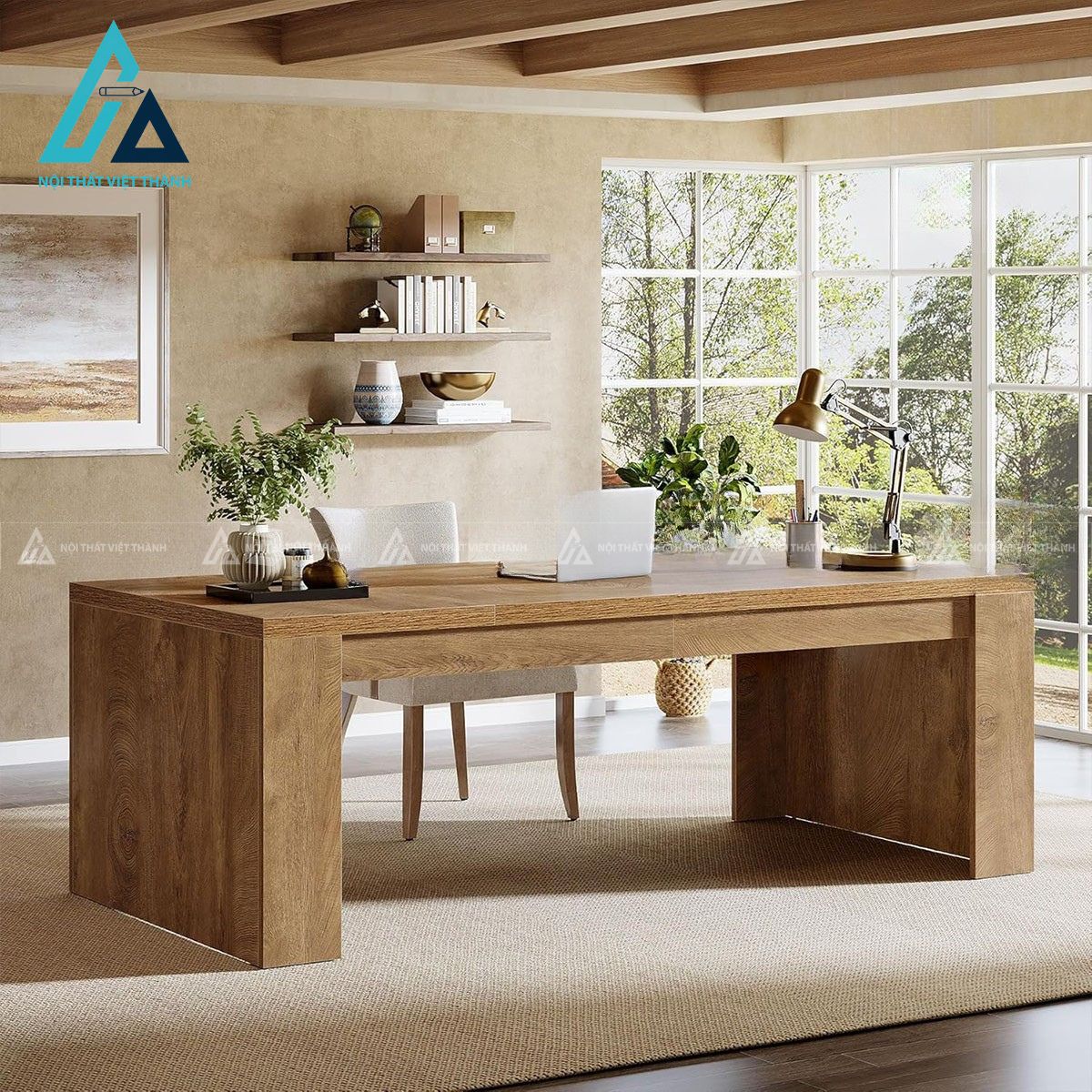 Bàn giám đốc gỗ công nghiệp phong cách hiện đại sang trọng 3