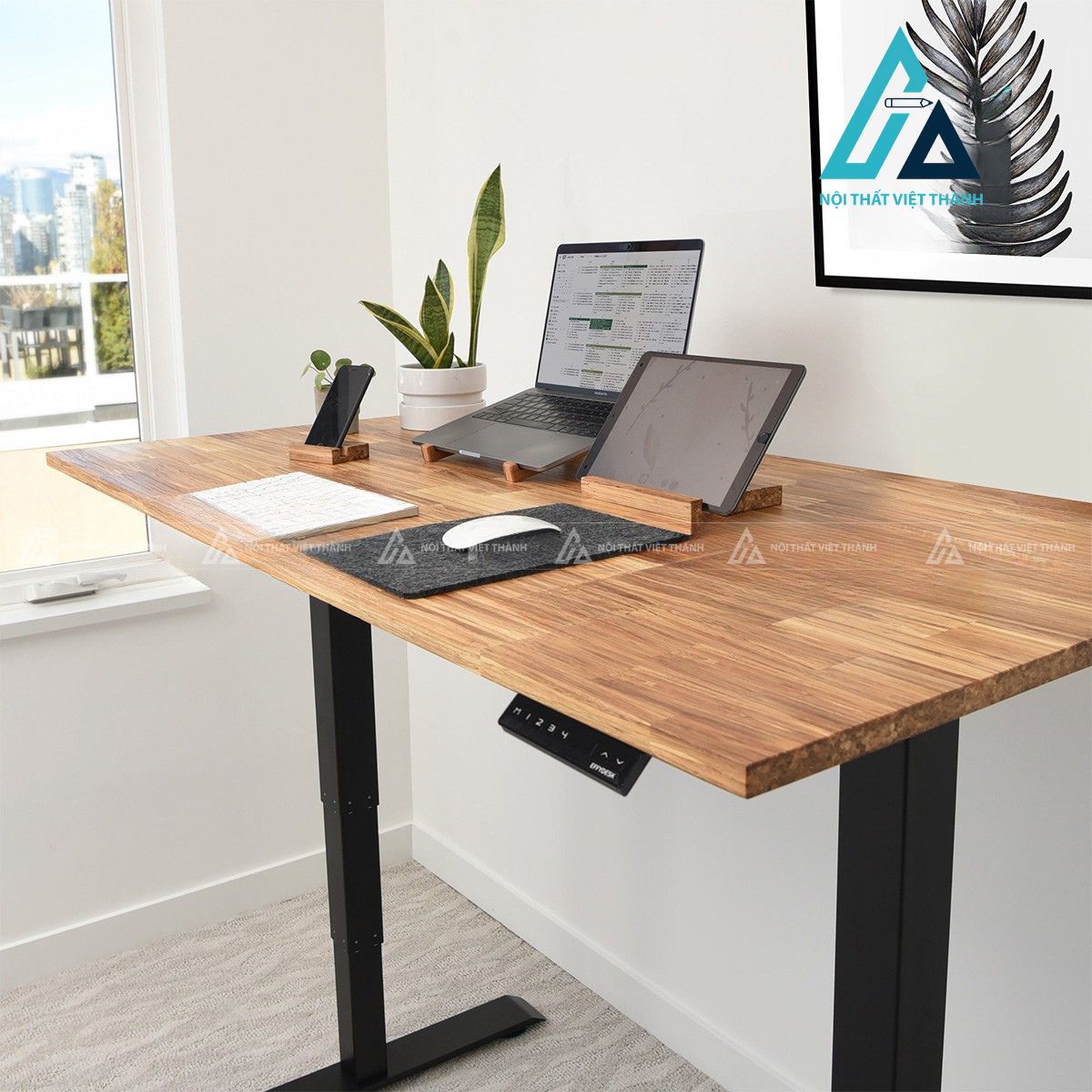 Bàn làm việc nâng hạ thông minh hiện đại 1
