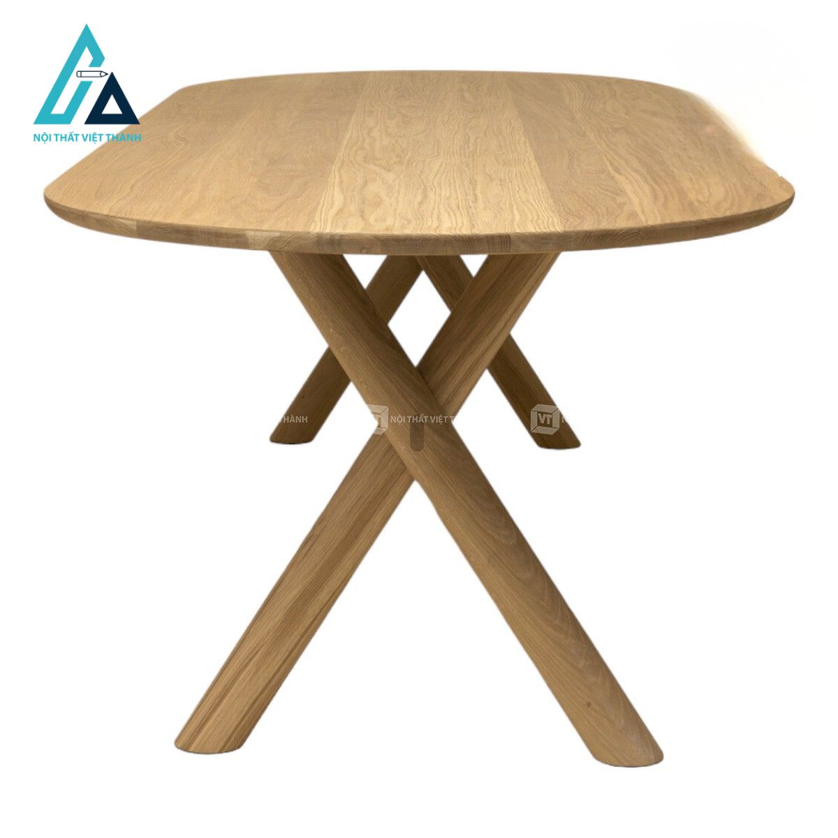 Bộ bàn ăn gỗ sồi tự nhiên 6 ghế thiết kế hiện đại 1