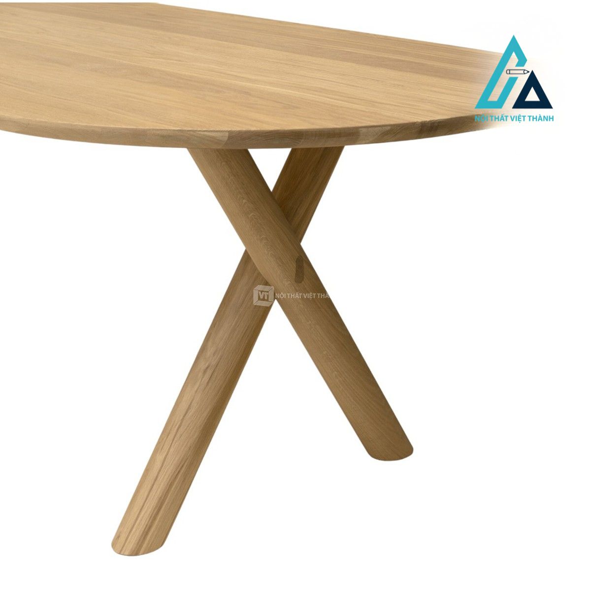 Bộ bàn ăn gỗ sồi tự nhiên 6 ghế thiết kế hiện đại 2
