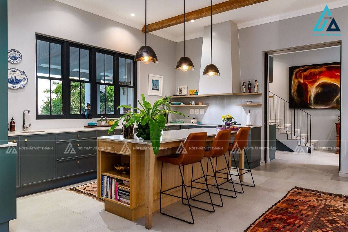 Chiều cao phù hợp tổng thể bếp