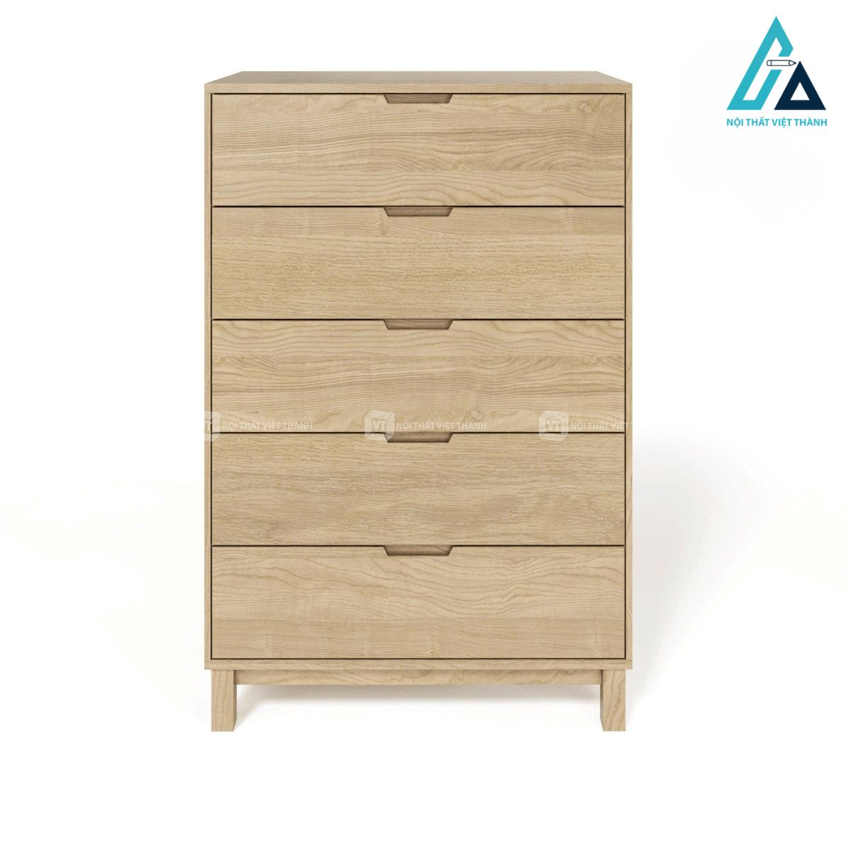 Combo nội thất phòng ngủ gỗ sồi tự nhiên phong cách tối giản 7