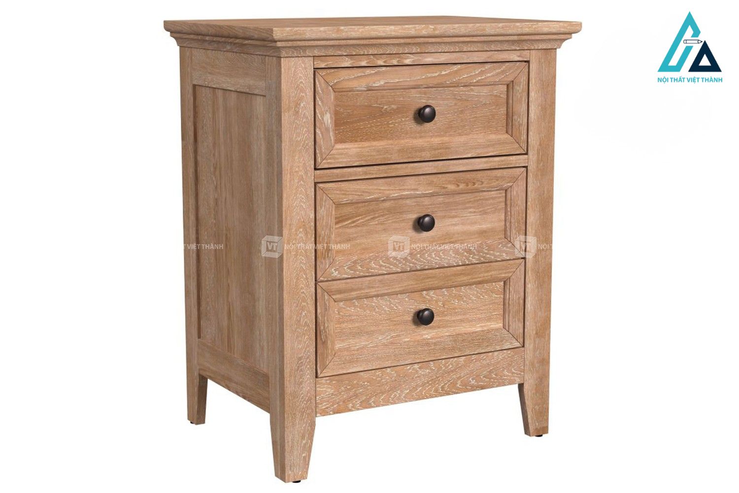 Combo nội thất phòng ngủ gỗ tự nhiên 5 món phong cách hiện đại 1