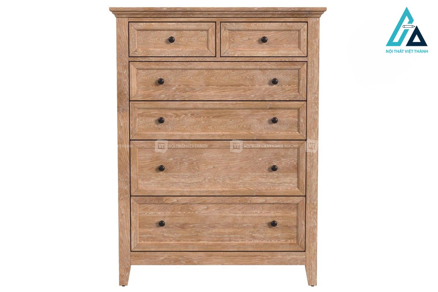 Combo nội thất phòng ngủ gỗ tự nhiên 5 món phong cách hiện đại 2