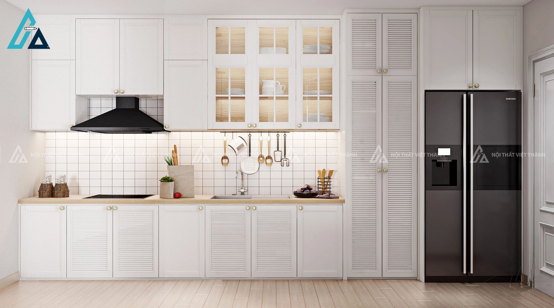 Mức diện tích tối thiểu cho phòng bếp nhỏ là bao nhiêu?