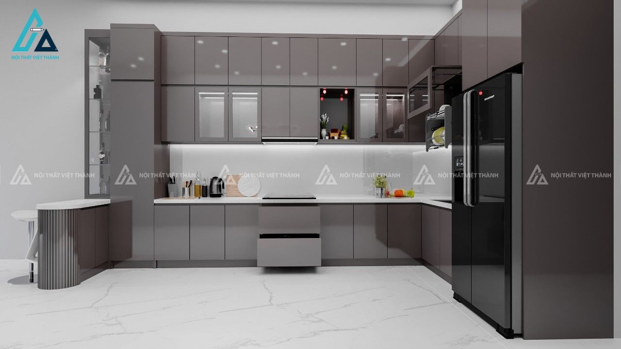 Diện tích phòng bếp cho nhà phố