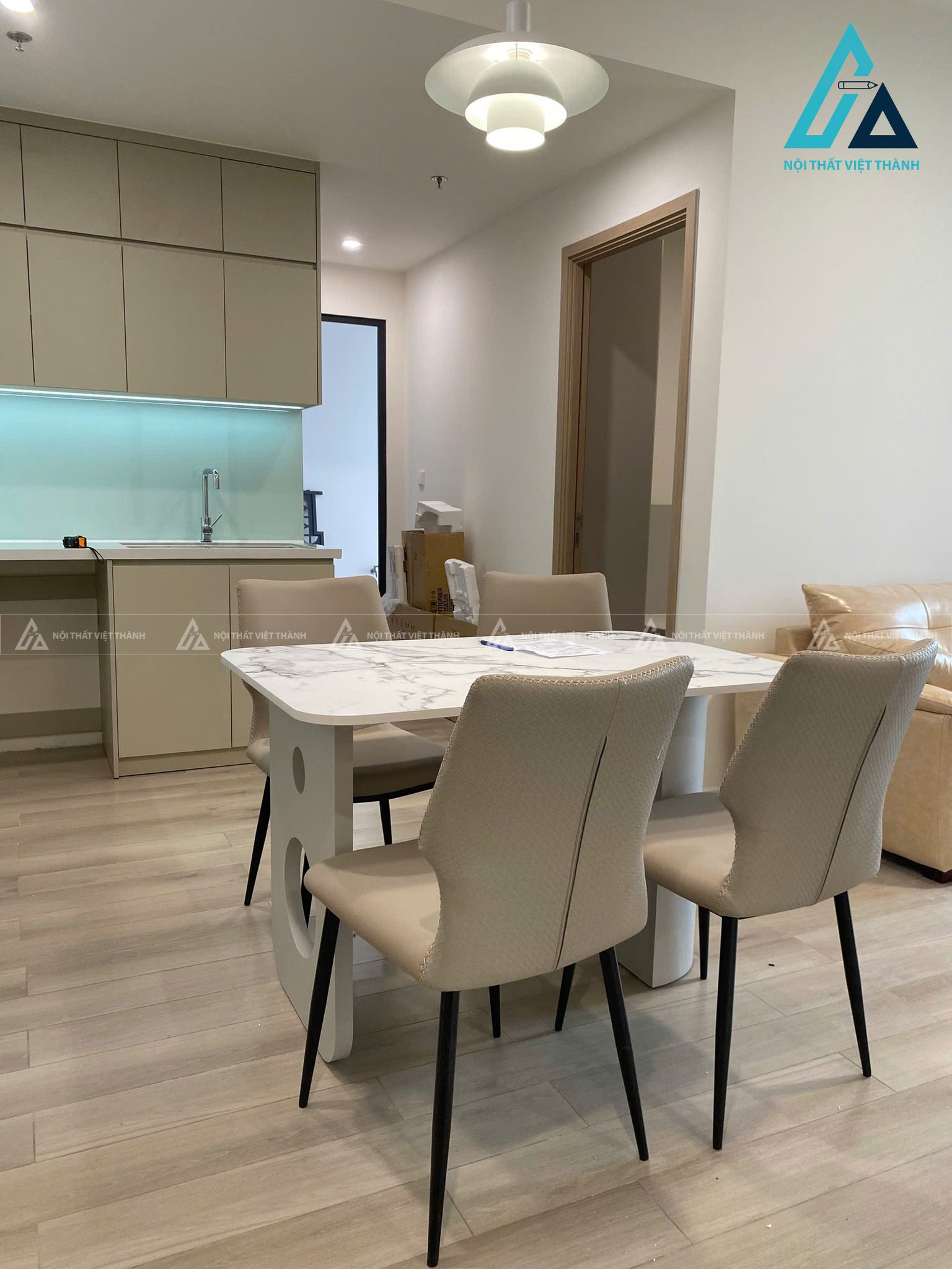 Thiết kế thi công nội thất căn hộ chung cư anh Quốc Nhật Dĩ An Bình Dương 10