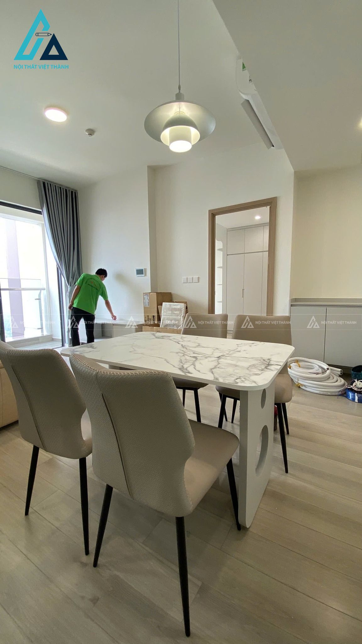 Thiết kế thi công nội thất căn hộ chung cư anh Quốc Nhật Dĩ An Bình Dương 11