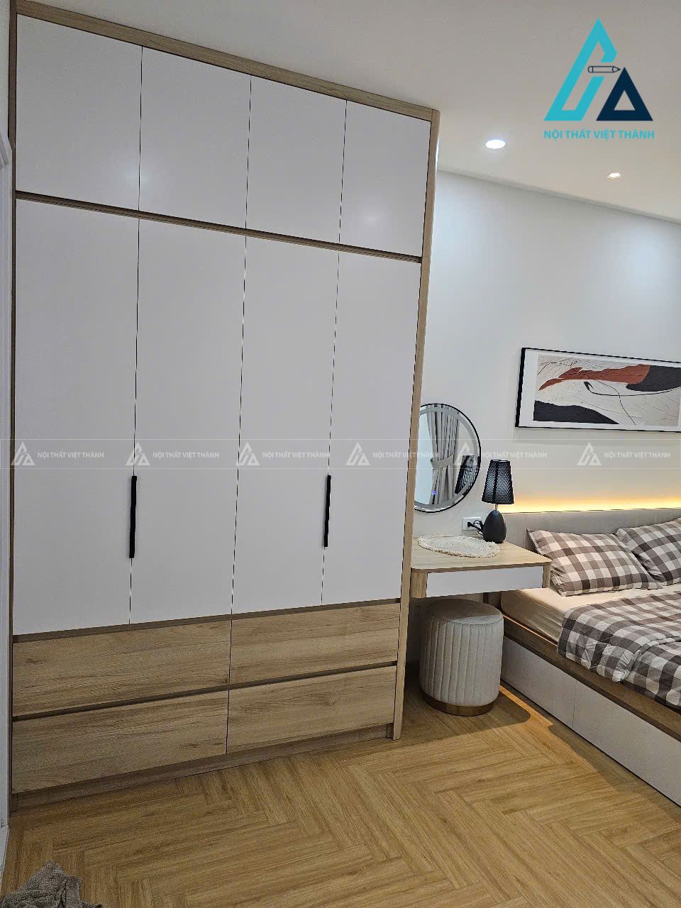 Thiết kế thi công nội thất chung cư căn hộ 3 phòng ngủ anh Thế Hoàn Nhơn Trạch Đồng Nai 14