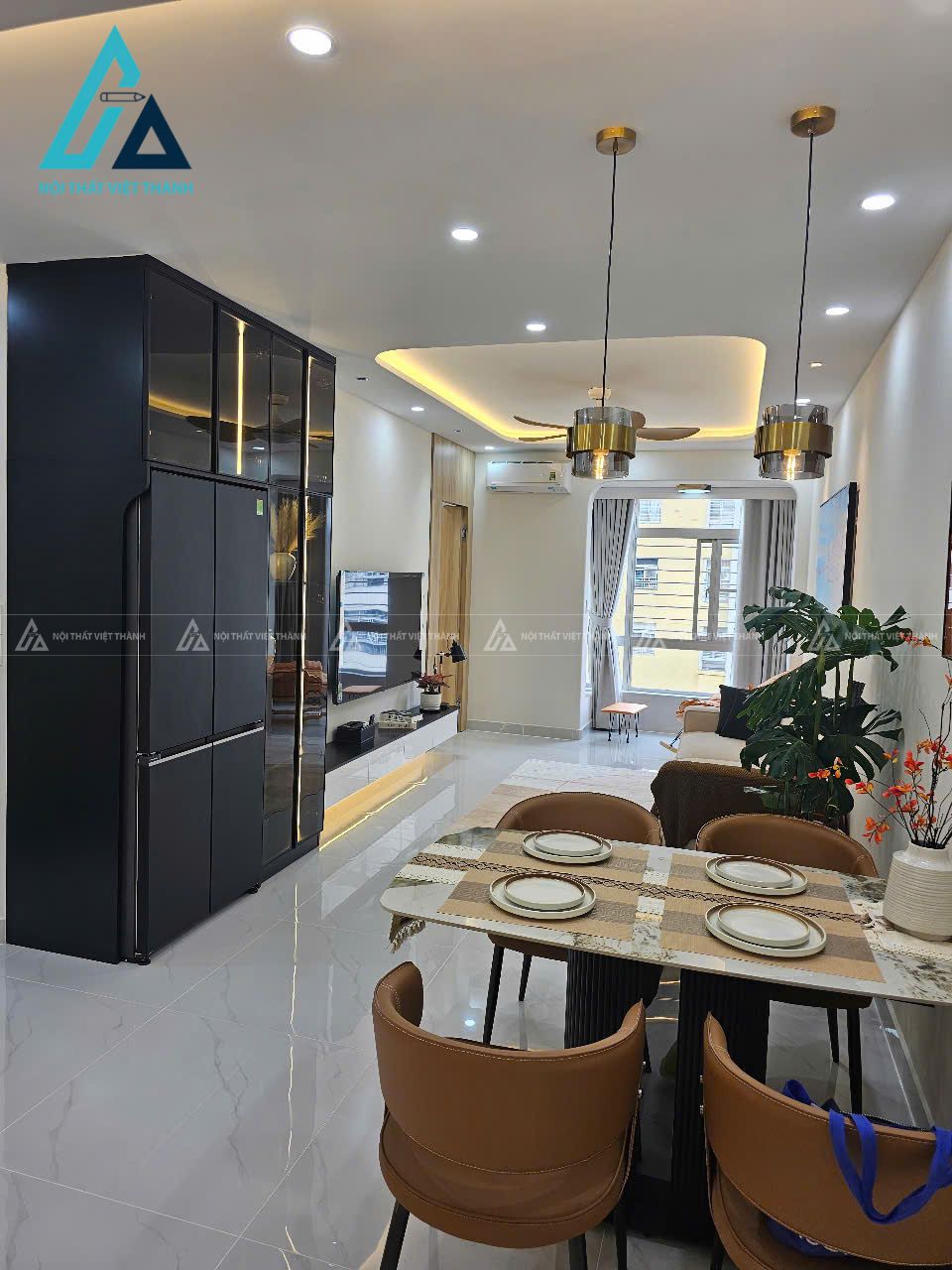 Thiết kế thi công nội thất chung cư căn hộ 3 phòng ngủ anh Thế Hoàn Nhơn Trạch Đồng Nai 6