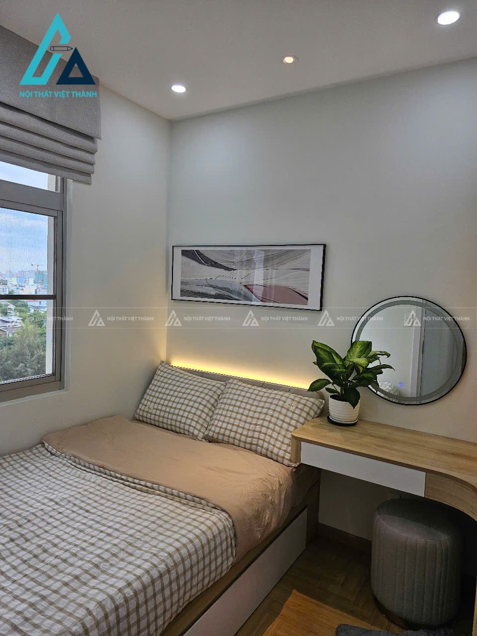 Thiết kế thi công nội thất chung cư căn hộ 3 phòng ngủ anh Thế Hoàn Nhơn Trạch Đồng Nai 8