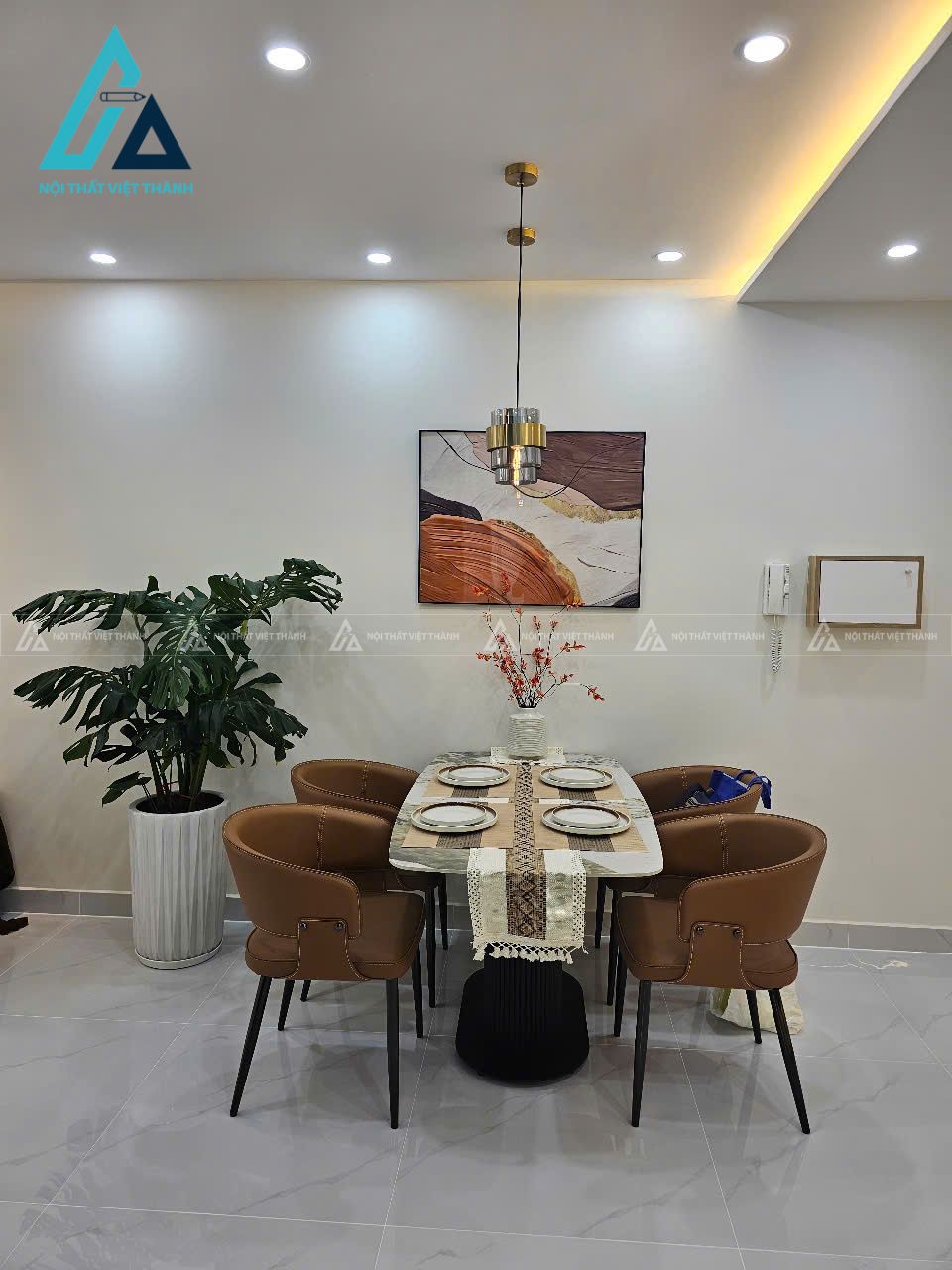 Thiết kế thi công nội thất chung cư căn hộ 3 phòng ngủ anh Thế Hoàn Nhơn Trạch Đồng Nai 9