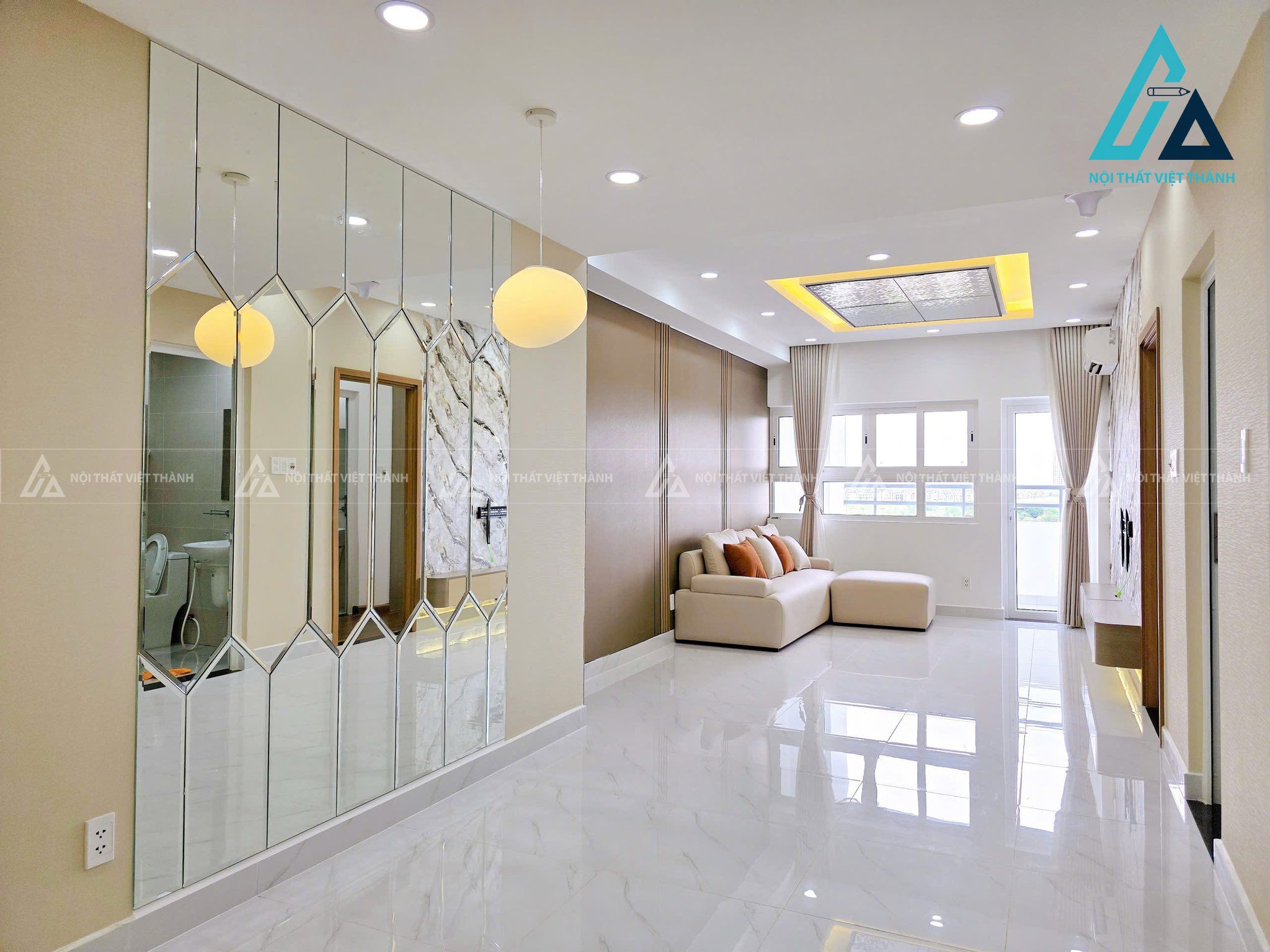 Thiết kế thi công nội thất chung cư căn hộ chị Thanh Trúc Thủ Dầu Một Bình Dương 1