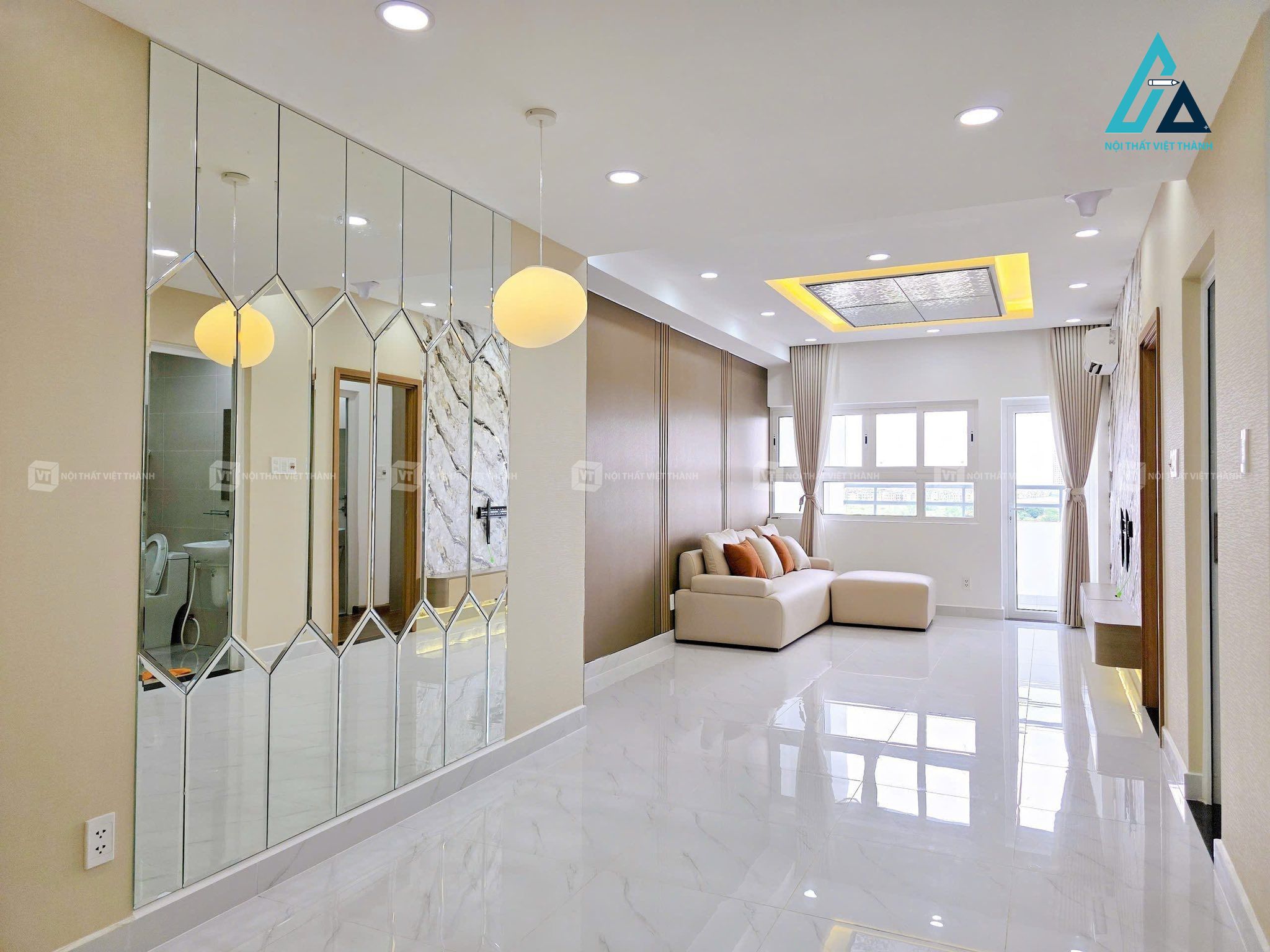 Thiết kế thi công nội thất chung cư căn hộ chị Thanh Trúc Thủ Dầu Một Bình Dương