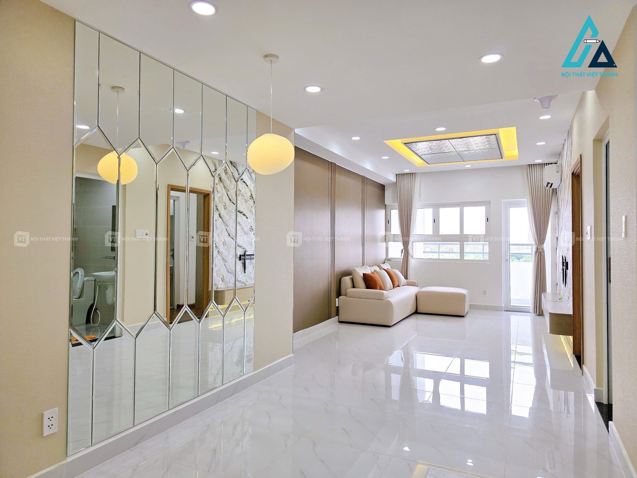 Thiết kế phòng khách hiện đại – giải pháp tối ưu không gian & chi phí