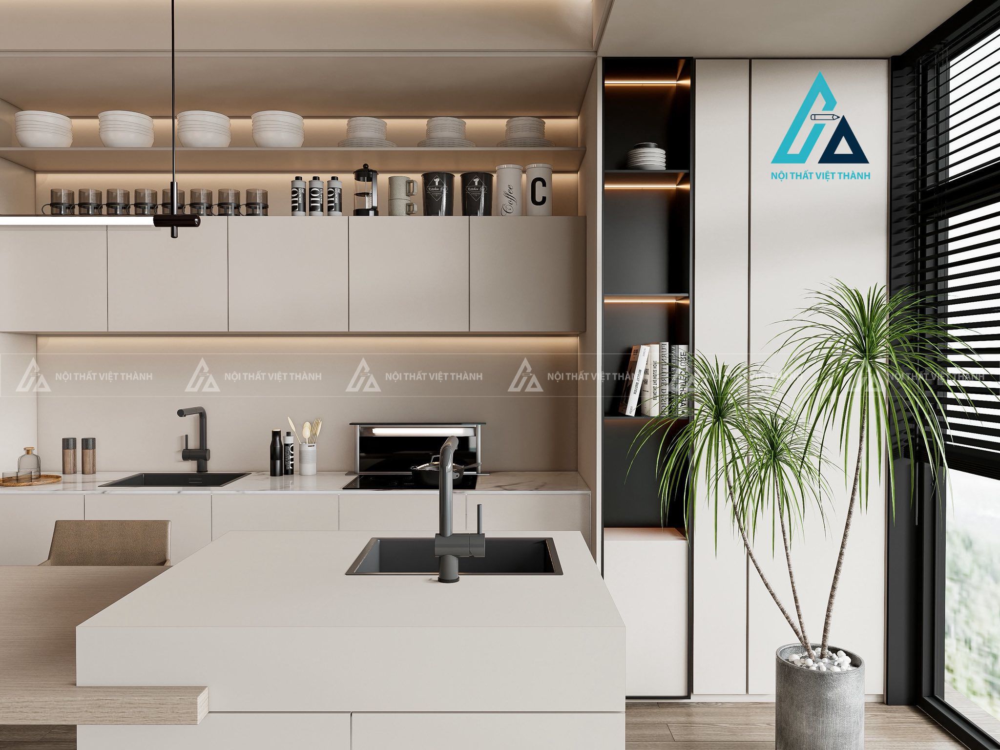 Thiết kế thi công nội thất nhà bếp chị Huỳnh Như Thuận An Bình Dương 10