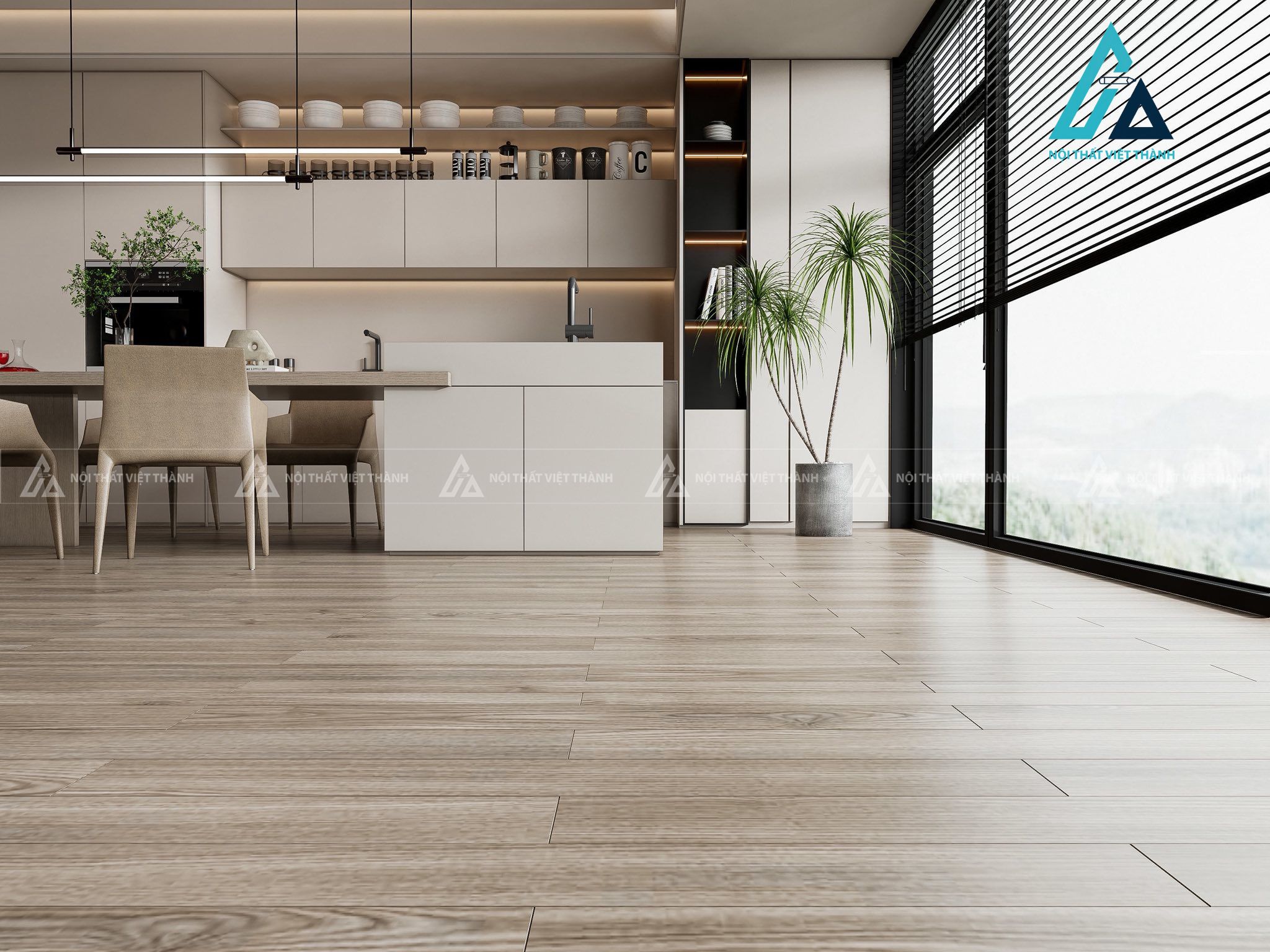 Thiết kế thi công nội thất nhà bếp chị Huỳnh Như Thuận An Bình Dương 5