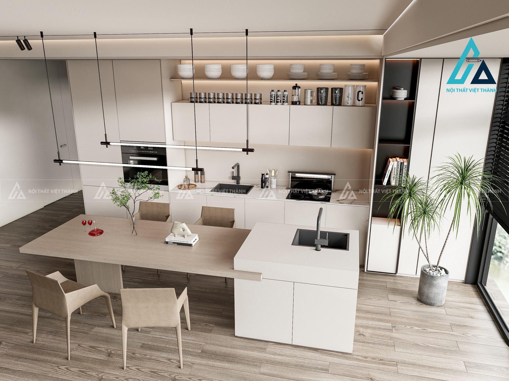 Thiết kế thi công nội thất nhà bếp chị Huỳnh Như Thuận An Bình Dương 6