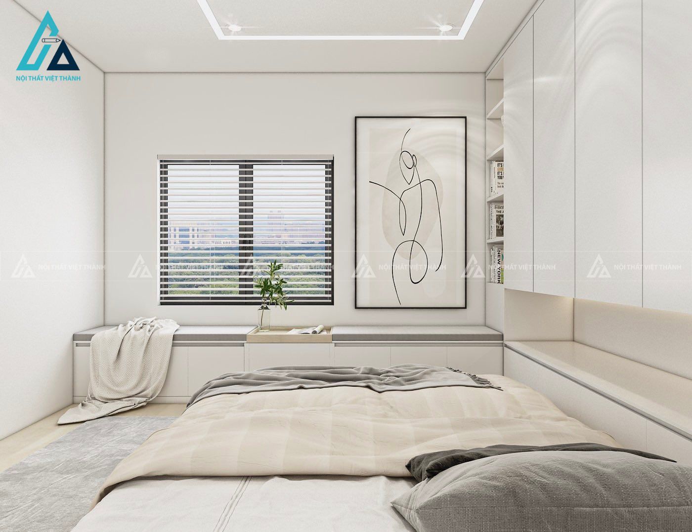 Thiết kế thi công nội thất nhà phố 3 phòng ngủ chị Lan Biên Hòa Đồng Nai 5