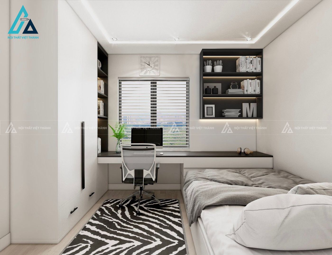 Thiết kế thi công nội thất nhà phố 3 phòng ngủ chị Lan Biên Hòa Đồng Nai 6