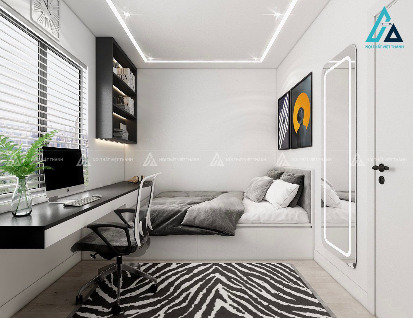 Thiết kế thi công nội thất nhà phố 3 phòng ngủ chị Lan Biên Hòa Đồng Nai 7