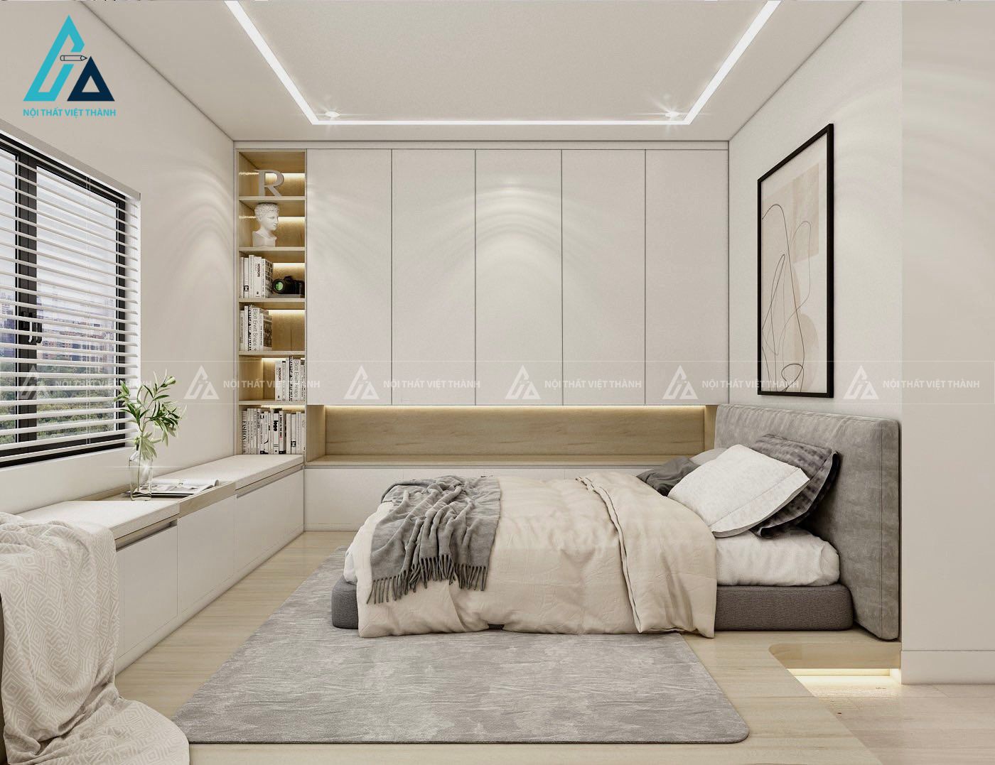 Thiết kế thi công nội thất nhà phố 3 phòng ngủ chị Lan Biên Hòa Đồng Nai 8