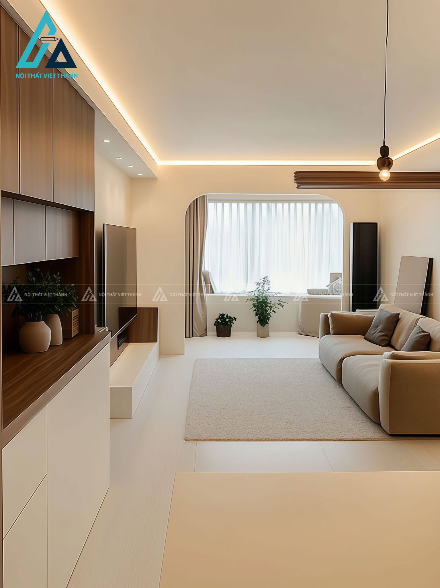 Thiết kế thi công nội thất nhà phố chị Quỳnh Nga Long Thành Đồng Nai 3