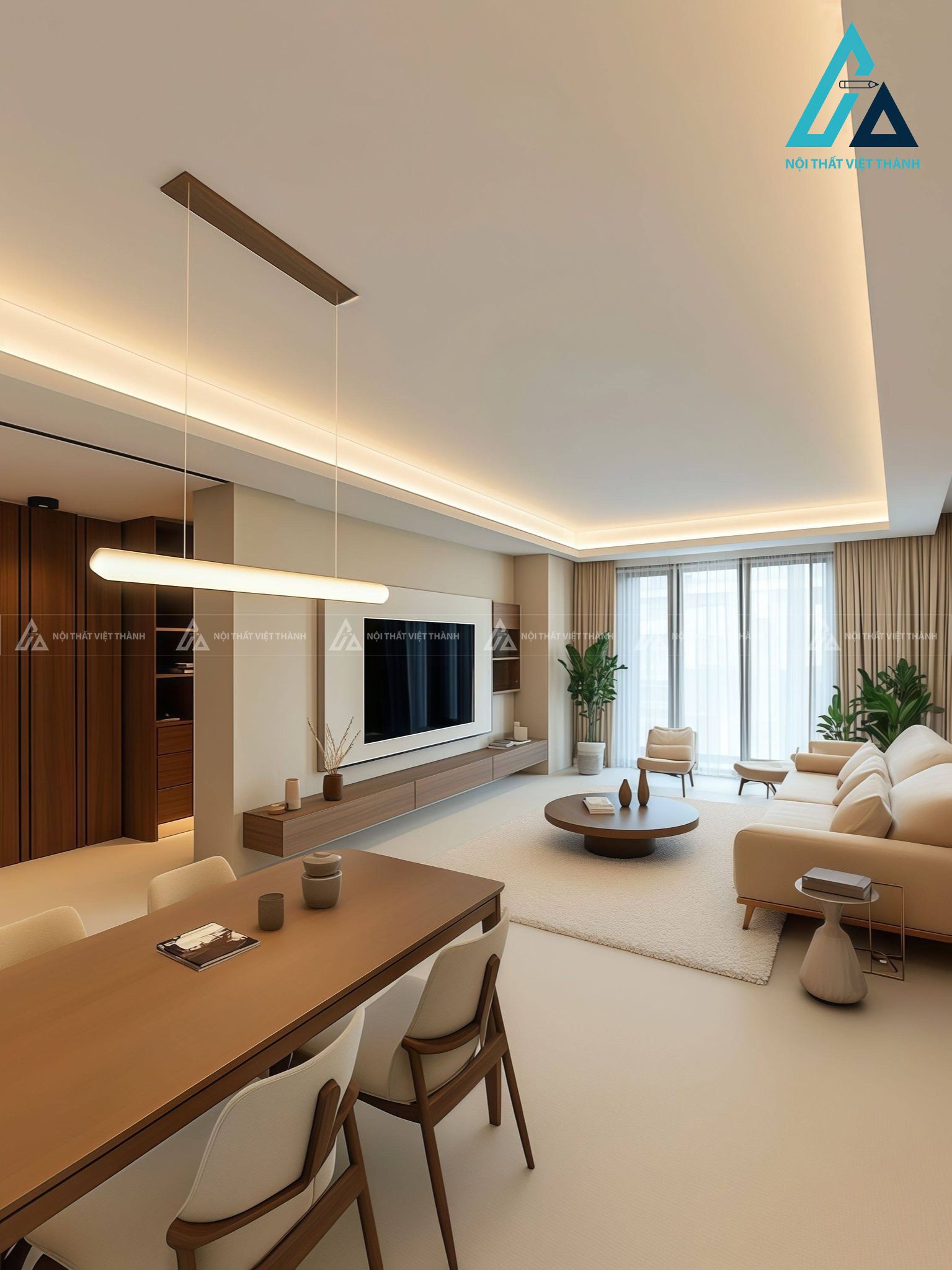 Thiết kế thi công nội thất nhà phố chị Quỳnh Nga Long Thành Đồng Nai 6