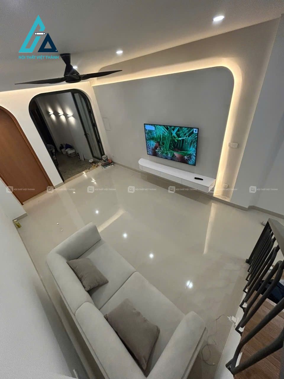 Thiết kế thi công nội thất nhà phố chị Thanh Ngân Long Thành Đồng Nai