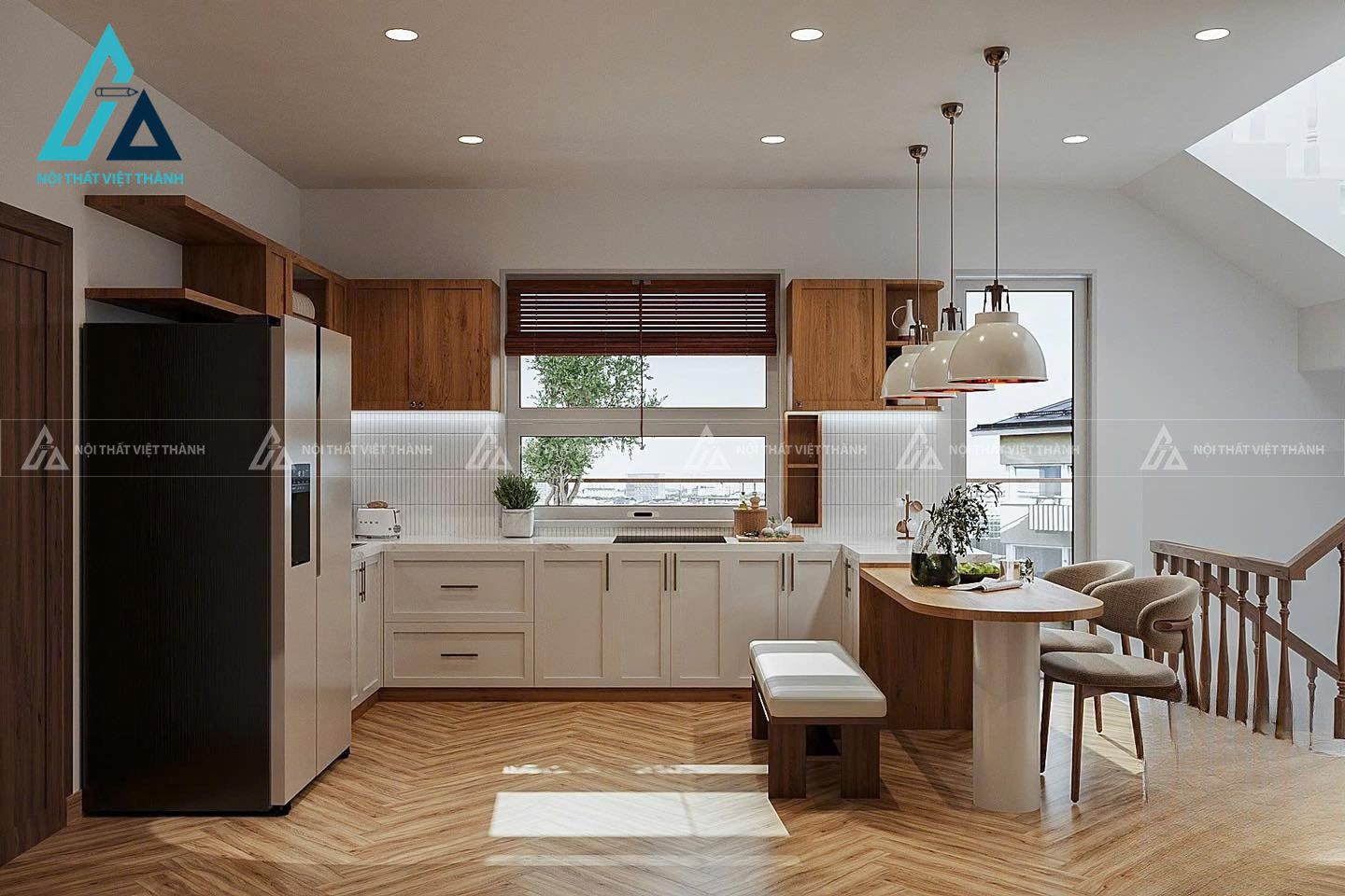 Thiết kế thi công nội thất nhà phố chị Thu Huyền - Bà Rịa Vũng Tàu 2