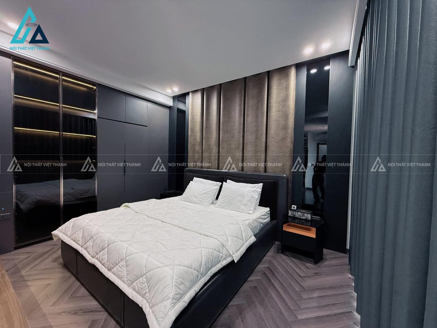 Thiết kế thi công nội thất phòng ngủ chị Hồng Linh Gò Dầu Tây Ninh 15