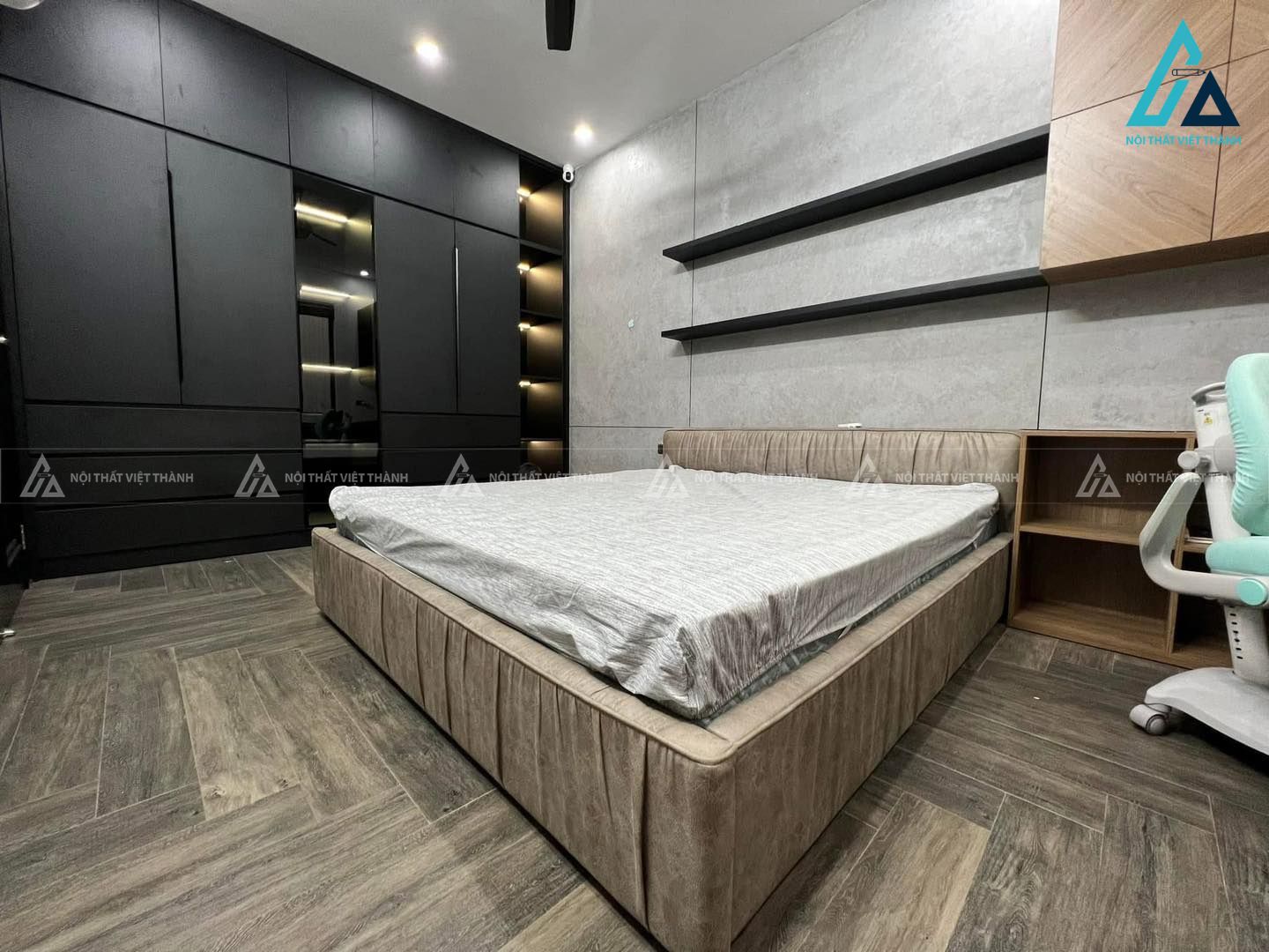 Thiết kế thi công nội thất phòng ngủ chị Hồng Linh Gò Dầu Tây Ninh 16