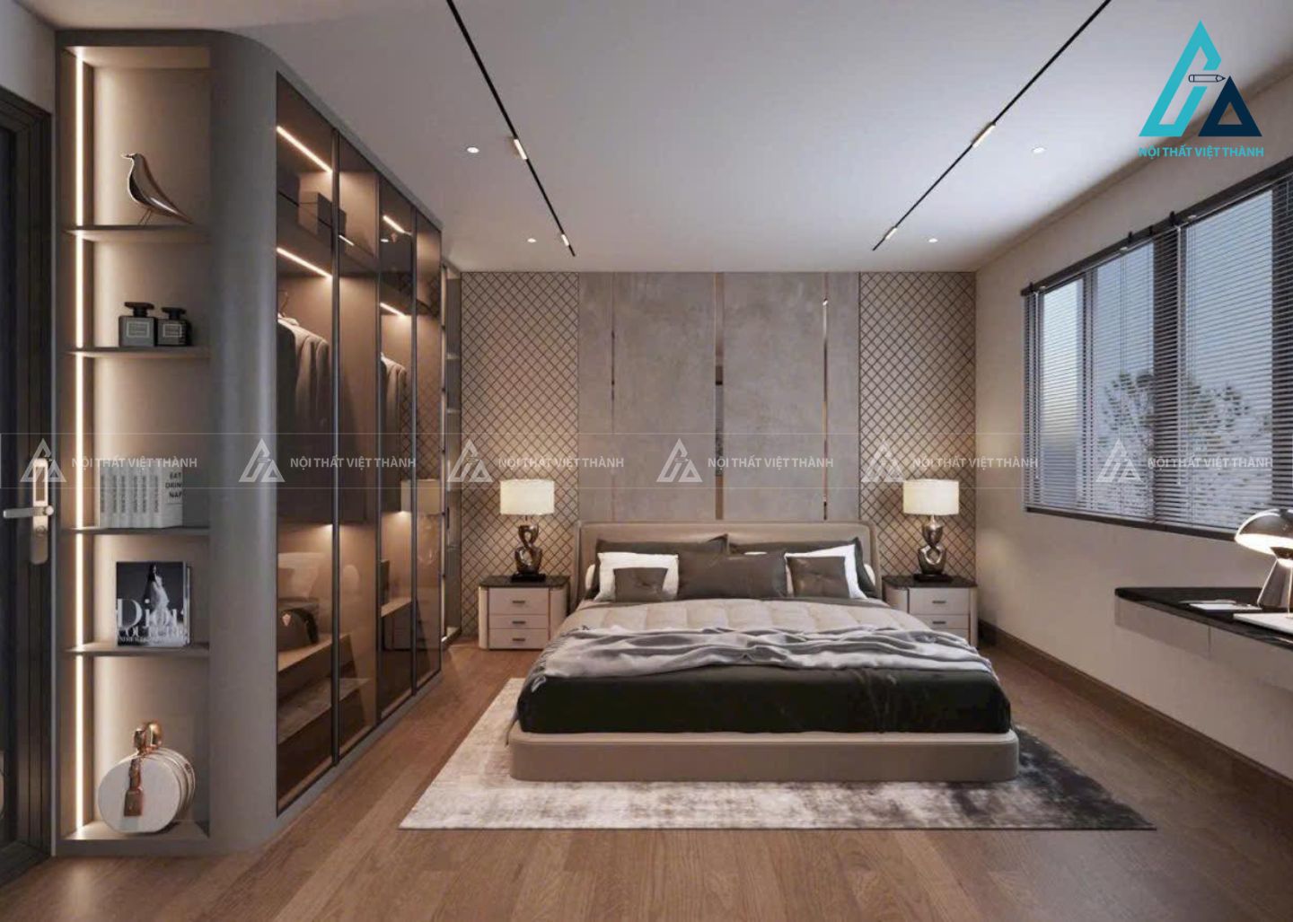 Thiết kế thi công nội thất phòng ngủ chị Hồng Linh Gò Dầu Tây Ninh 5