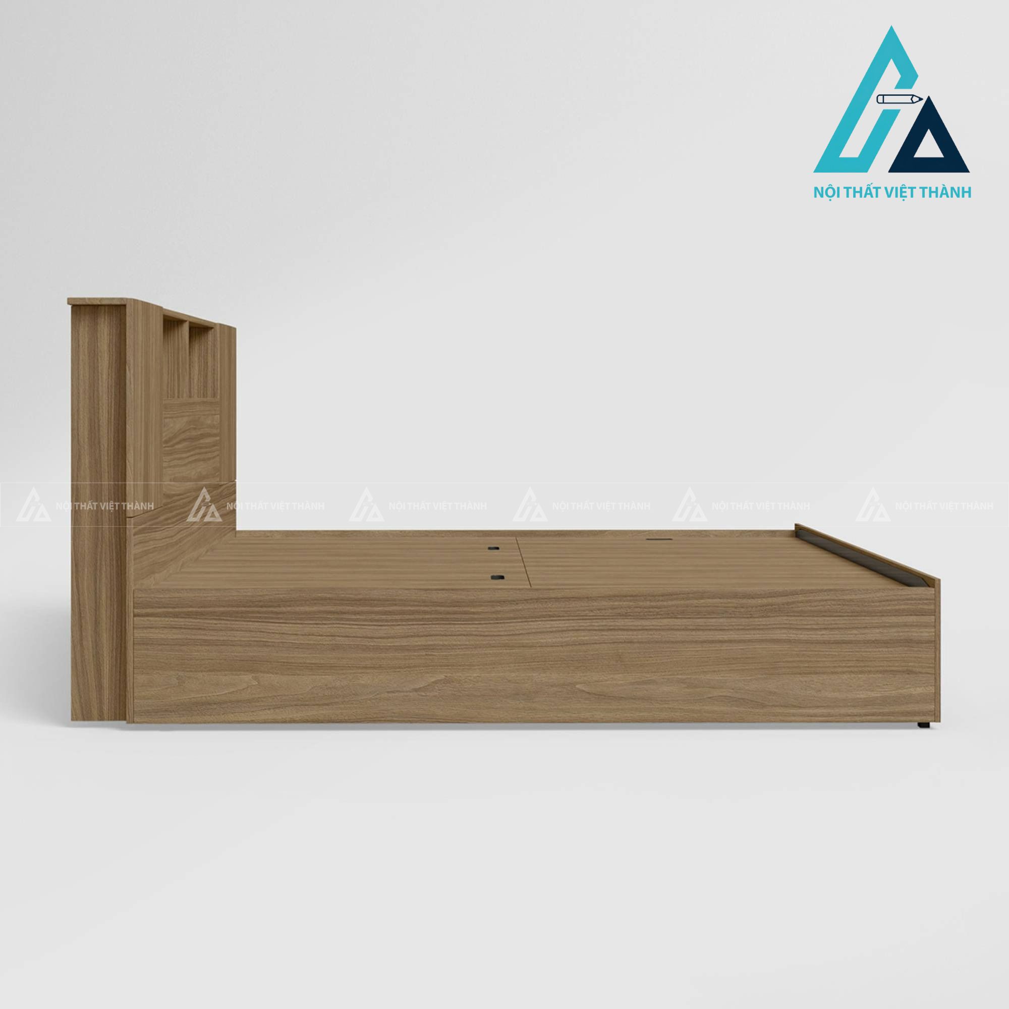 Giường ngủ gỗ công nghiệp có ngăn kéo tiện ích hiện đại đa năng 1