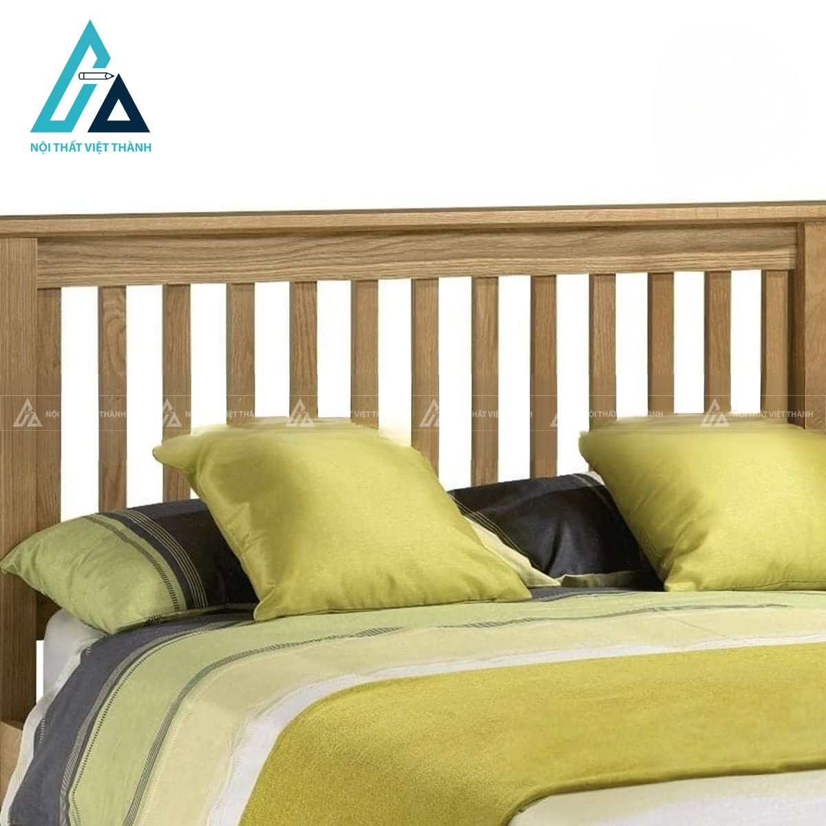 Giường ngủ gỗ sồi tự nhiên phong cách tối giản hiện đại 2