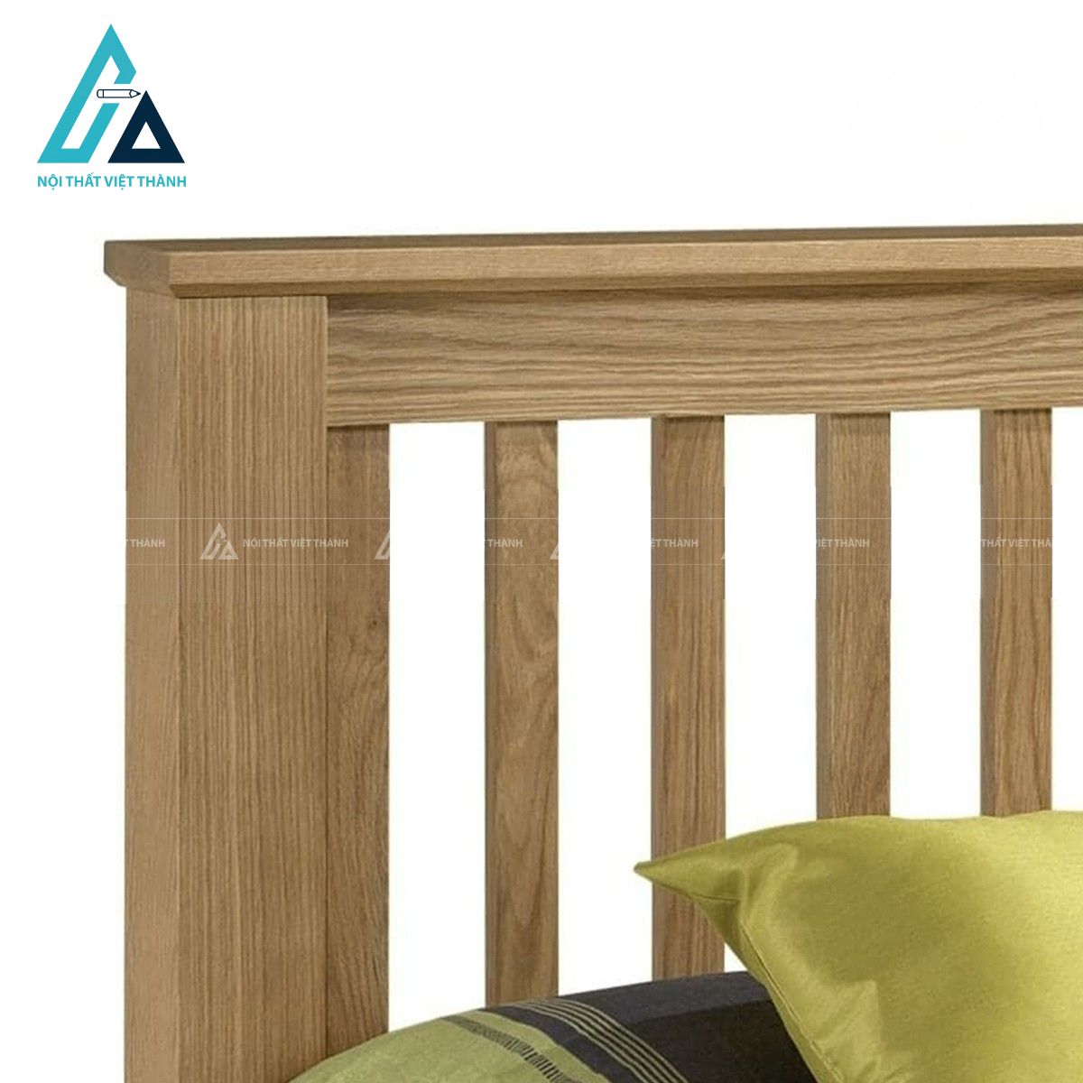 Giường ngủ gỗ sồi tự nhiên phong cách tối giản hiện đại 3