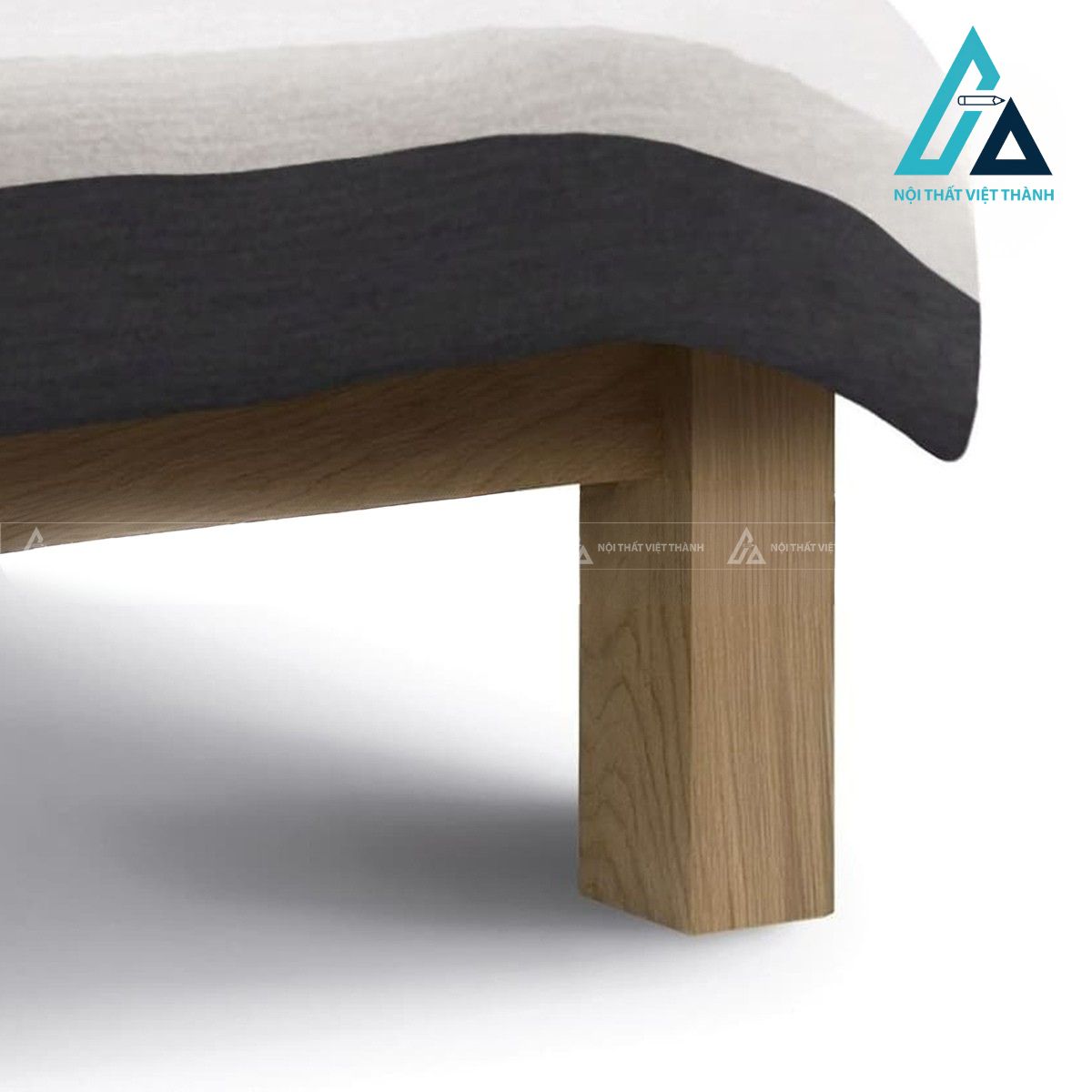 Giường ngủ gỗ sồi tự nhiên phong cách tối giản hiện đại 4