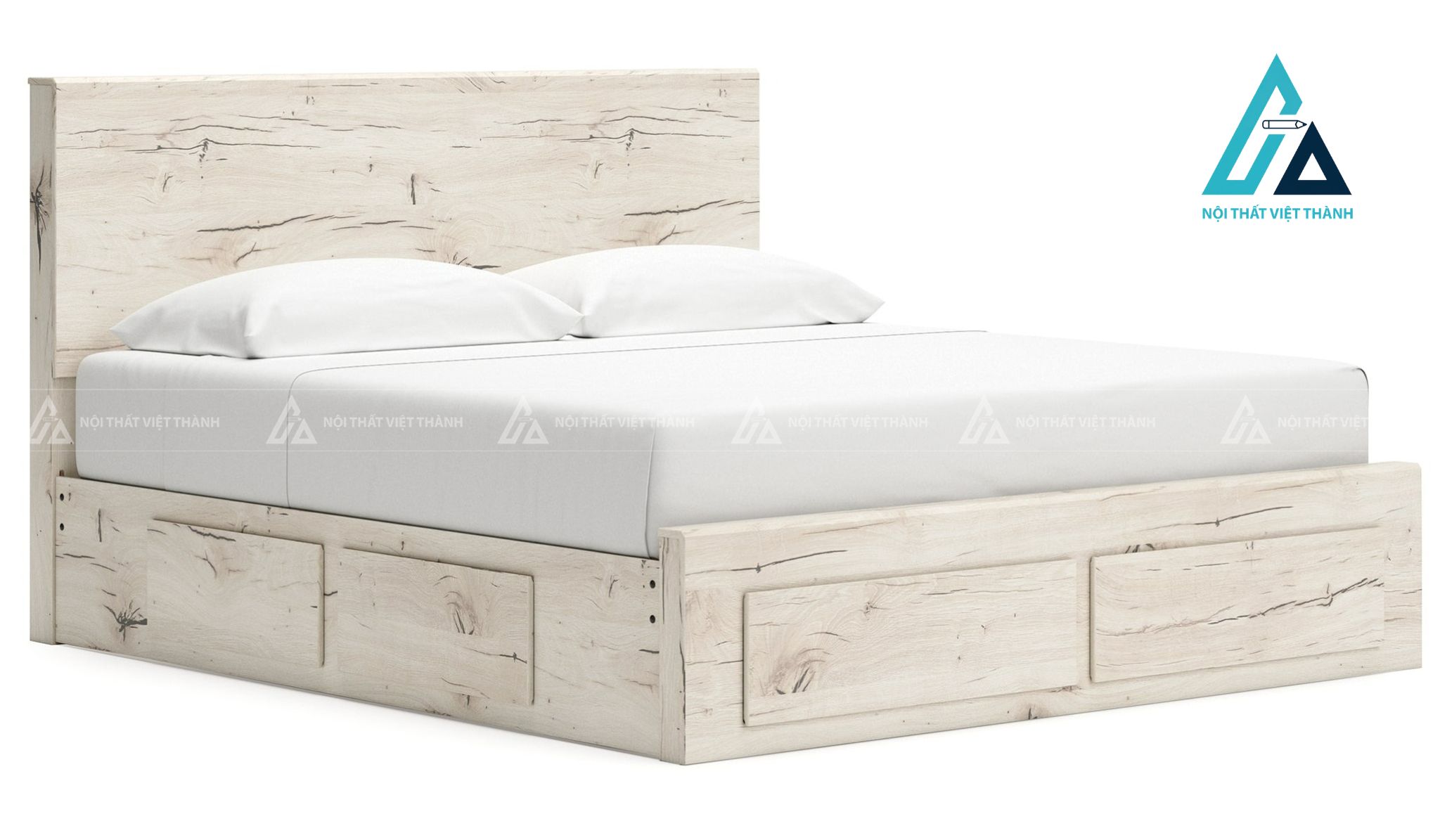 Giường ngủ MDF có hộc kéo đa năng phong cách hiện đại tiện nghi 2