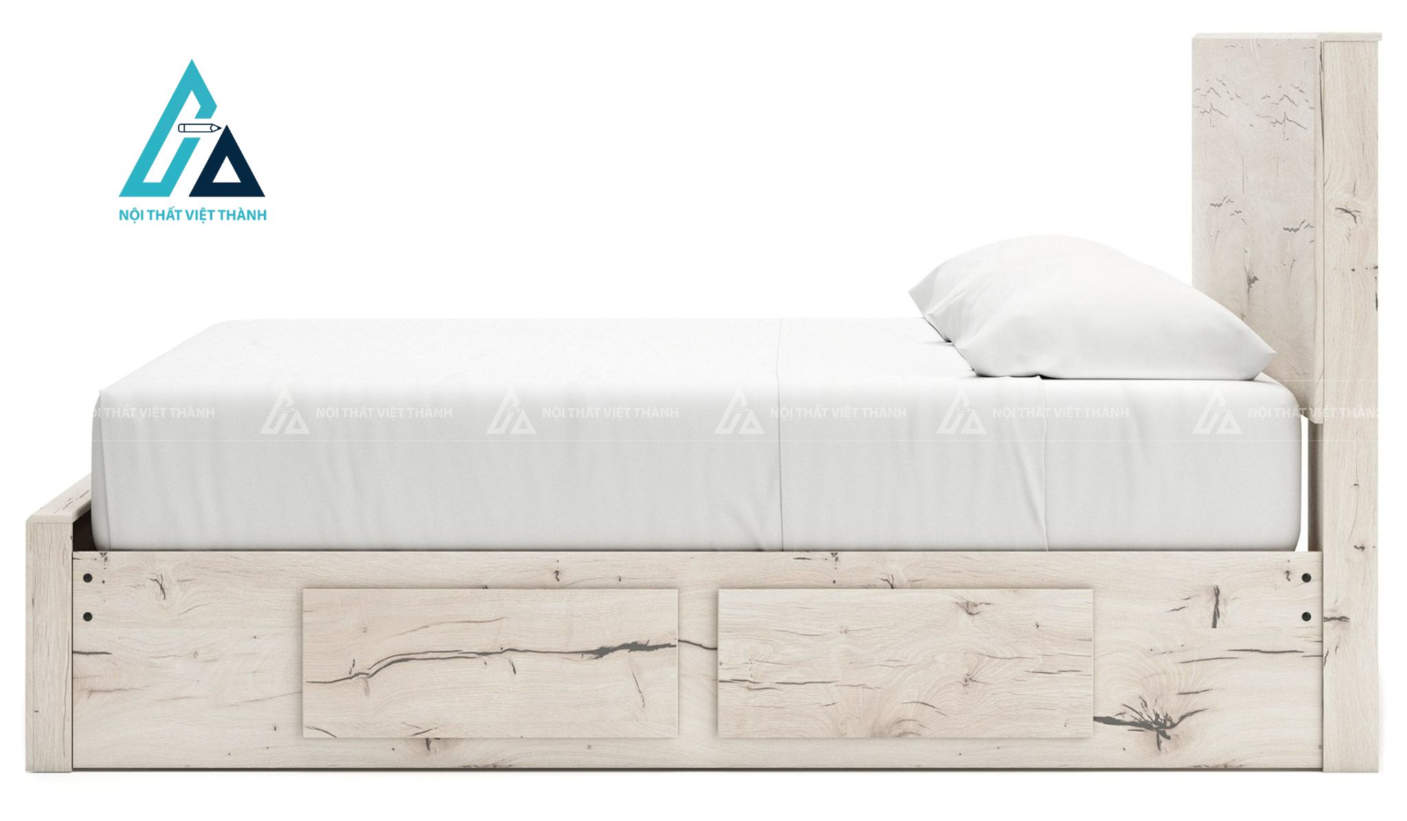 Giường ngủ MDF có hộc kéo đa năng phong cách hiện đại tiện nghi 3