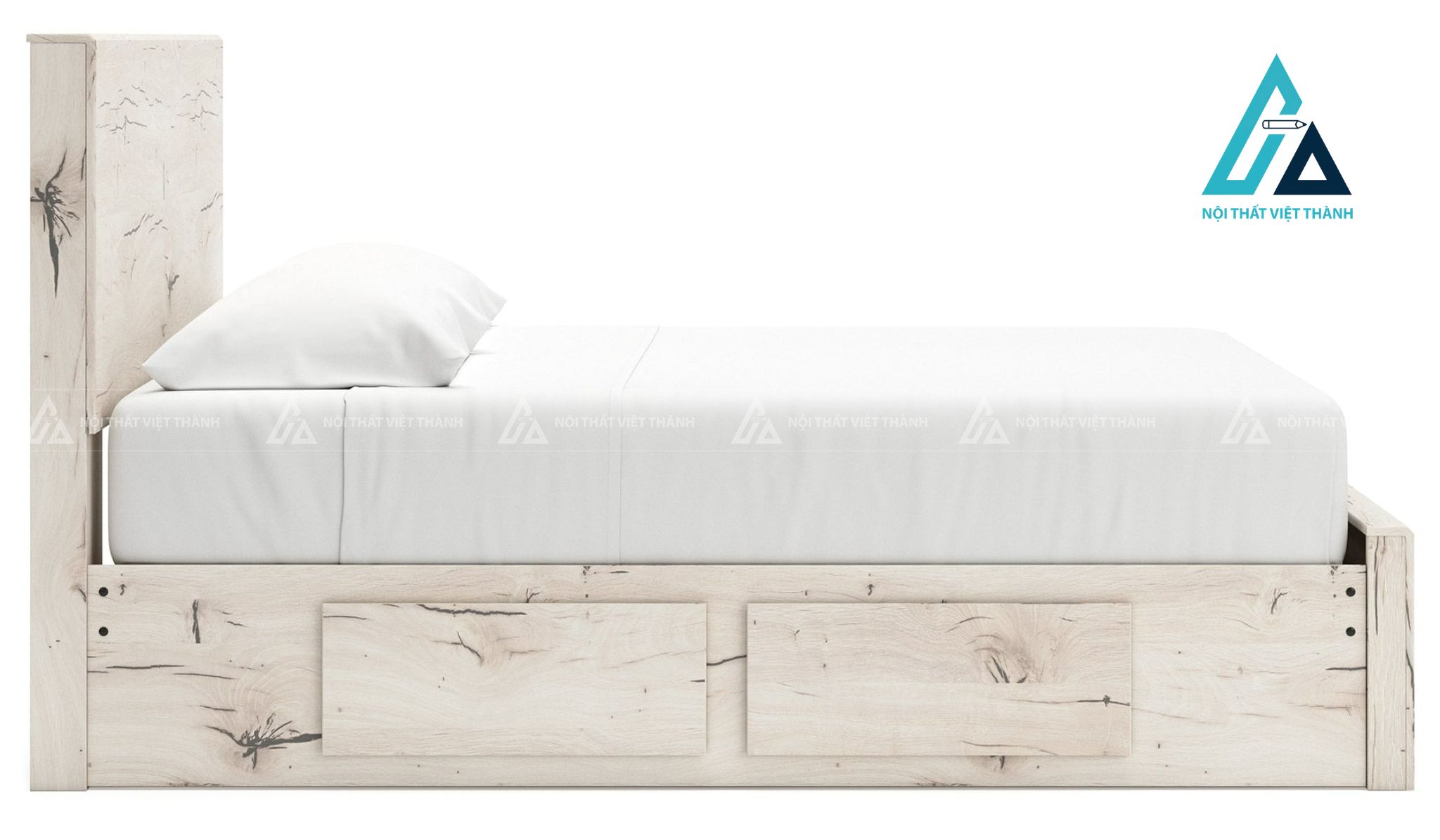 Giường ngủ MDF có hộc kéo đa năng phong cách hiện đại tiện nghi 4