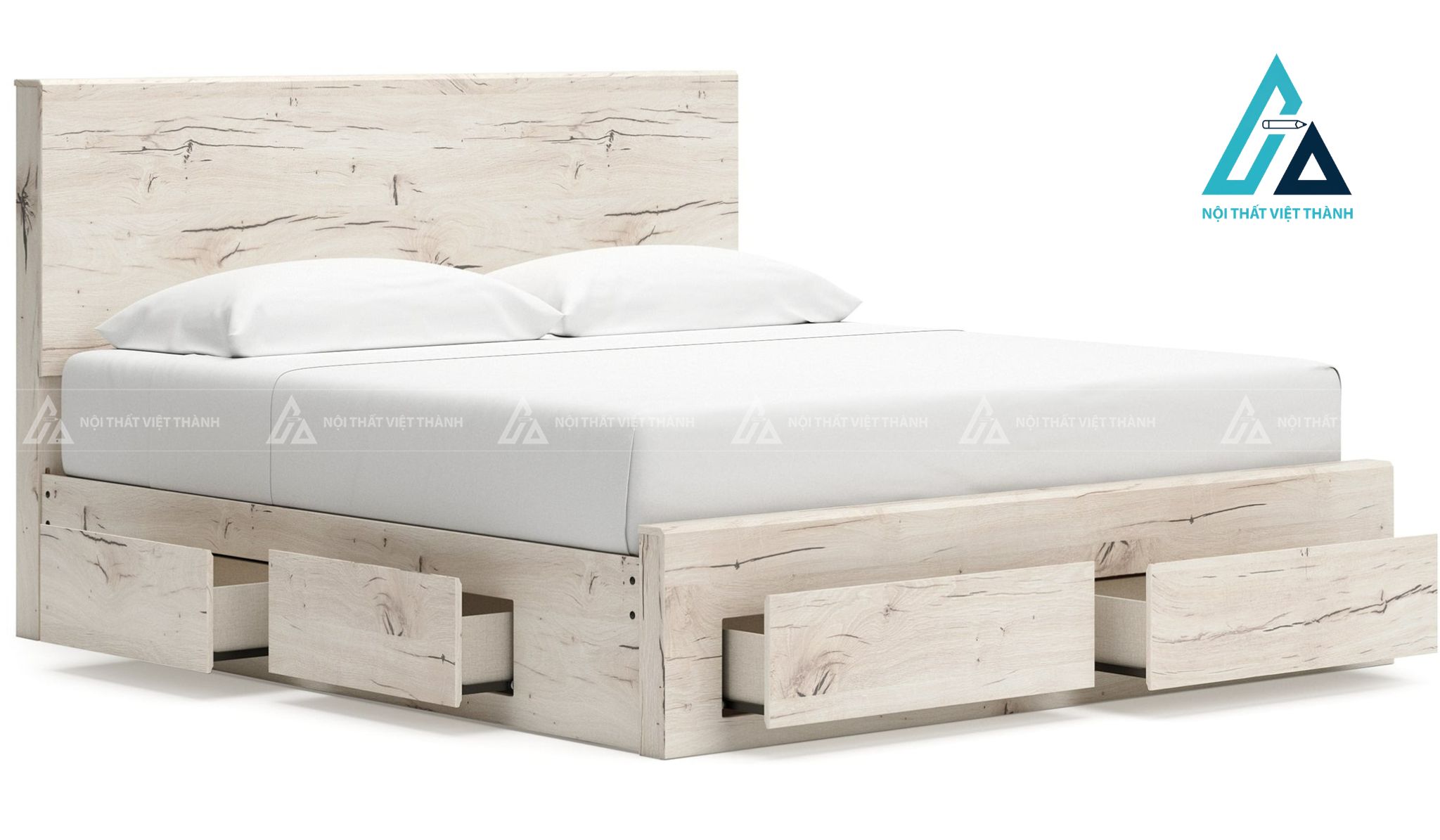 Giường ngủ MDF có hộc kéo đa năng phong cách hiện đại tiện nghi 5