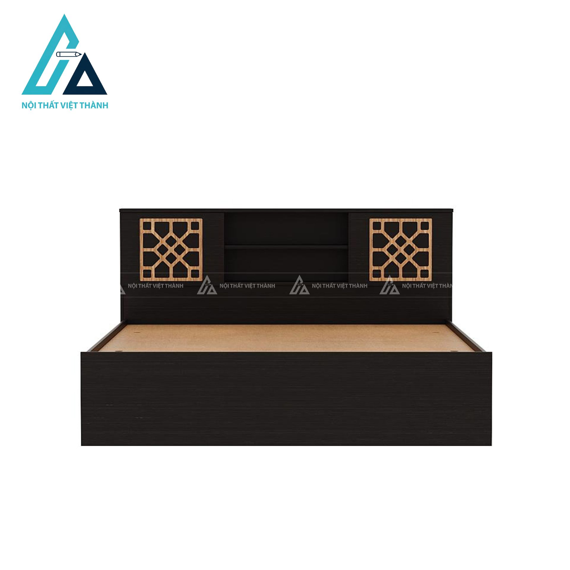 Giường ngủ MDF có ngăn chứa rộng thiết kế hiện đại tối ưu không gian 1