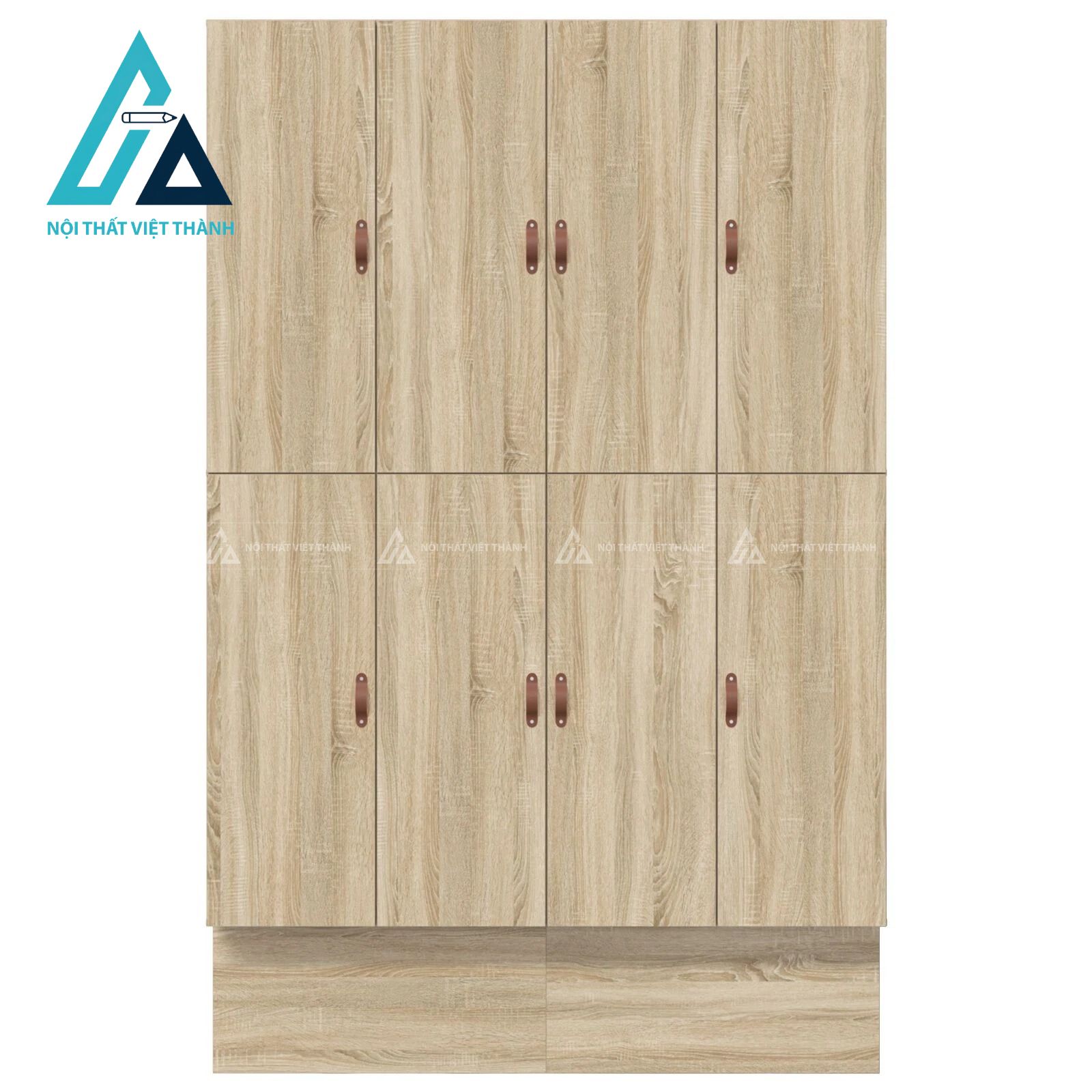 Giường ngủ MDF màu sồi có ngăn kéo và hộc chứa đồ tiện lợi 3