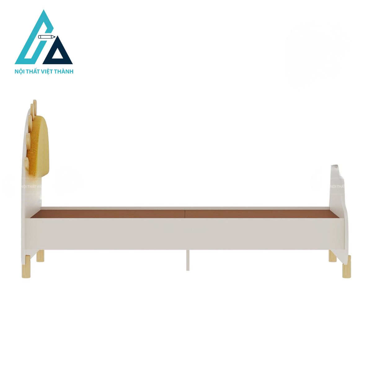 Giường ngủ trẻ em gỗ công nghiệp thiết kế hình mặt trời sáng tạo 4