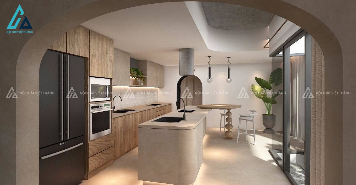 Cách bố trí bếp hợp lý theo tuổi